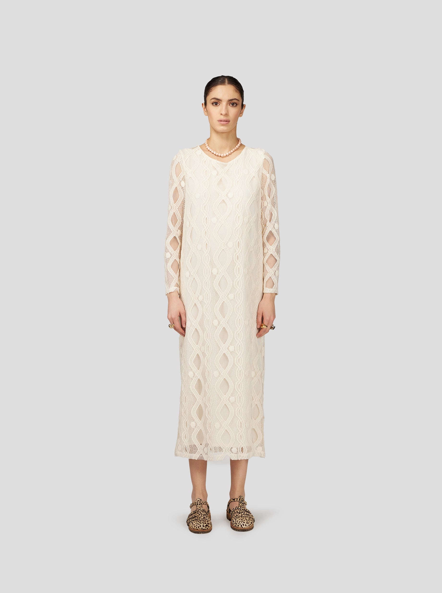 Marshall Dress in Shetland Lace
