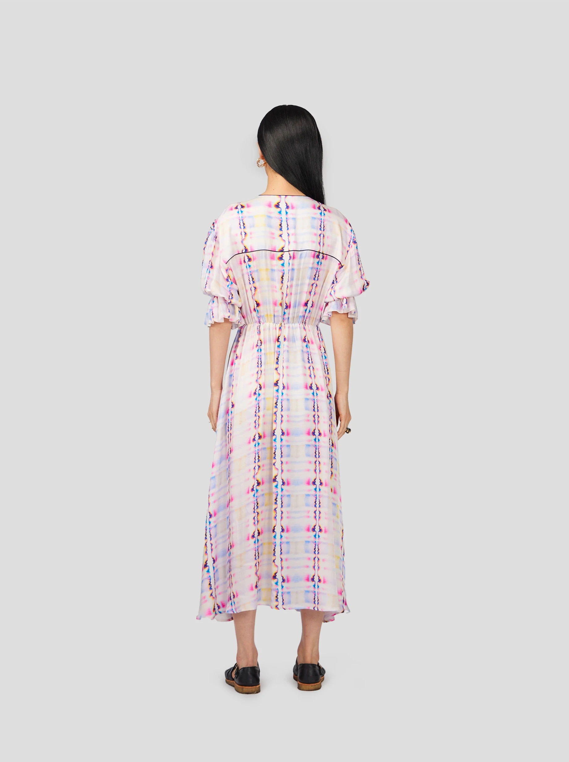 Soma Dress in Blotting Paper Print