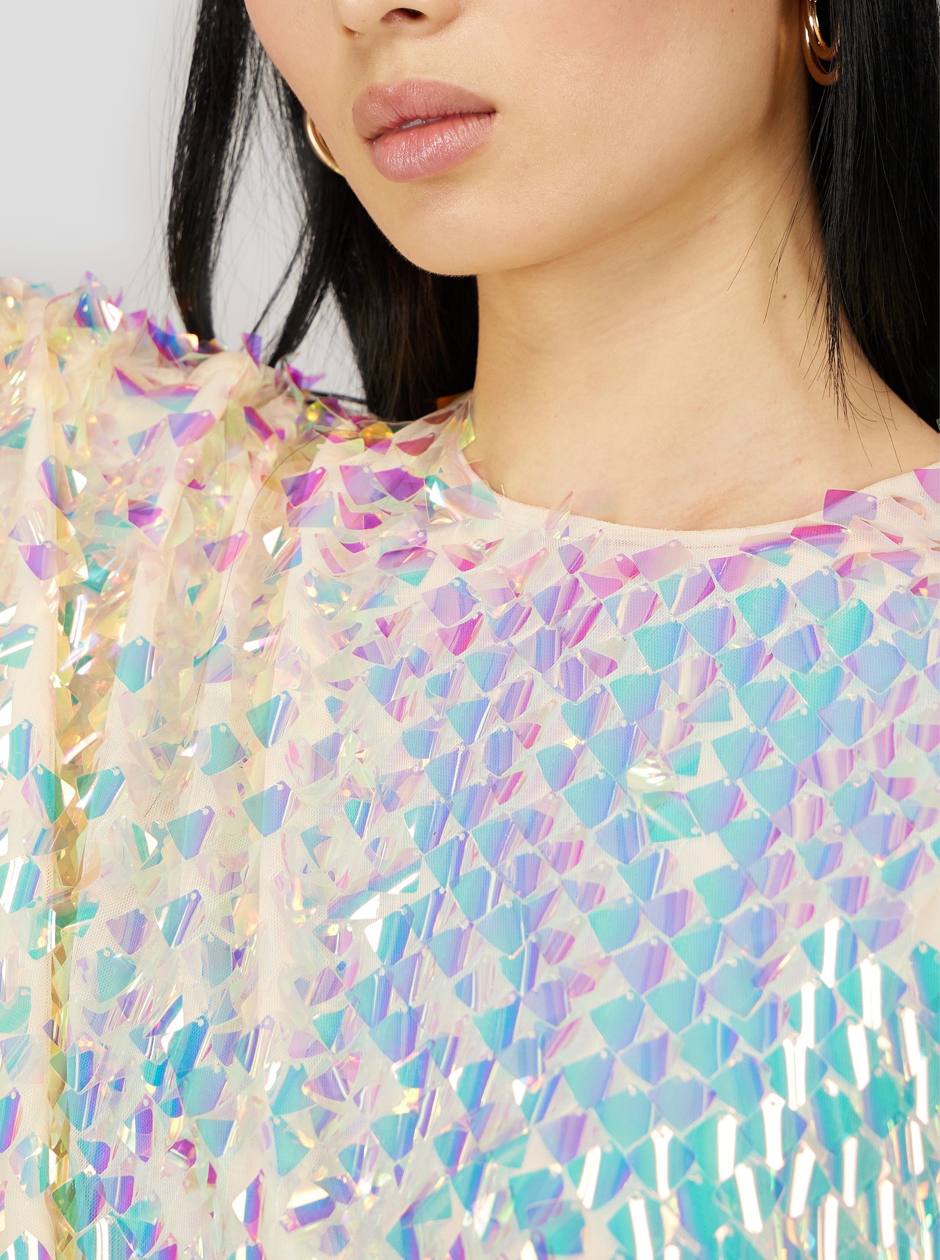 MILO DRESS IN STALACTITE SEQUINS