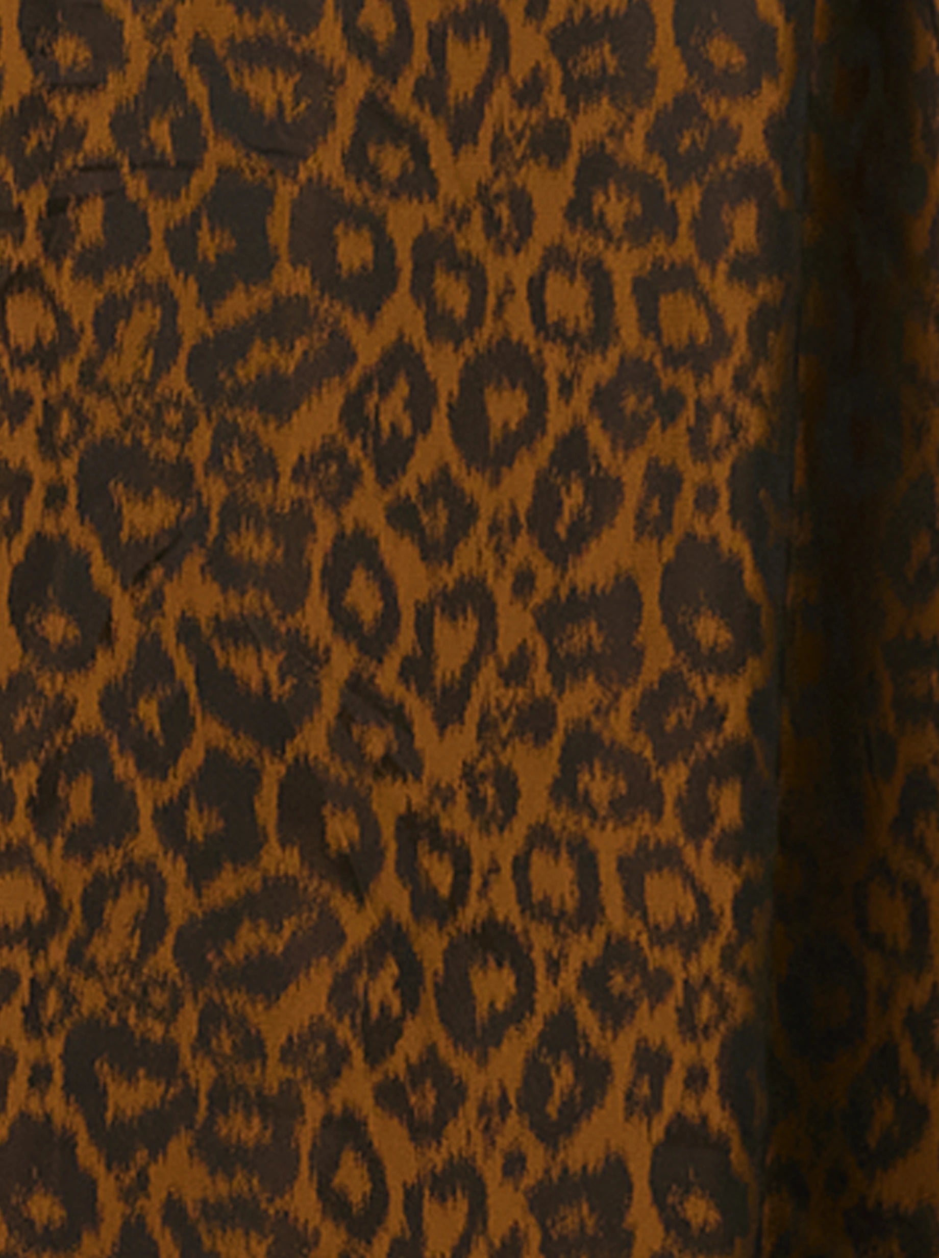 OMA DRESS IN BRONZE LEOPARD