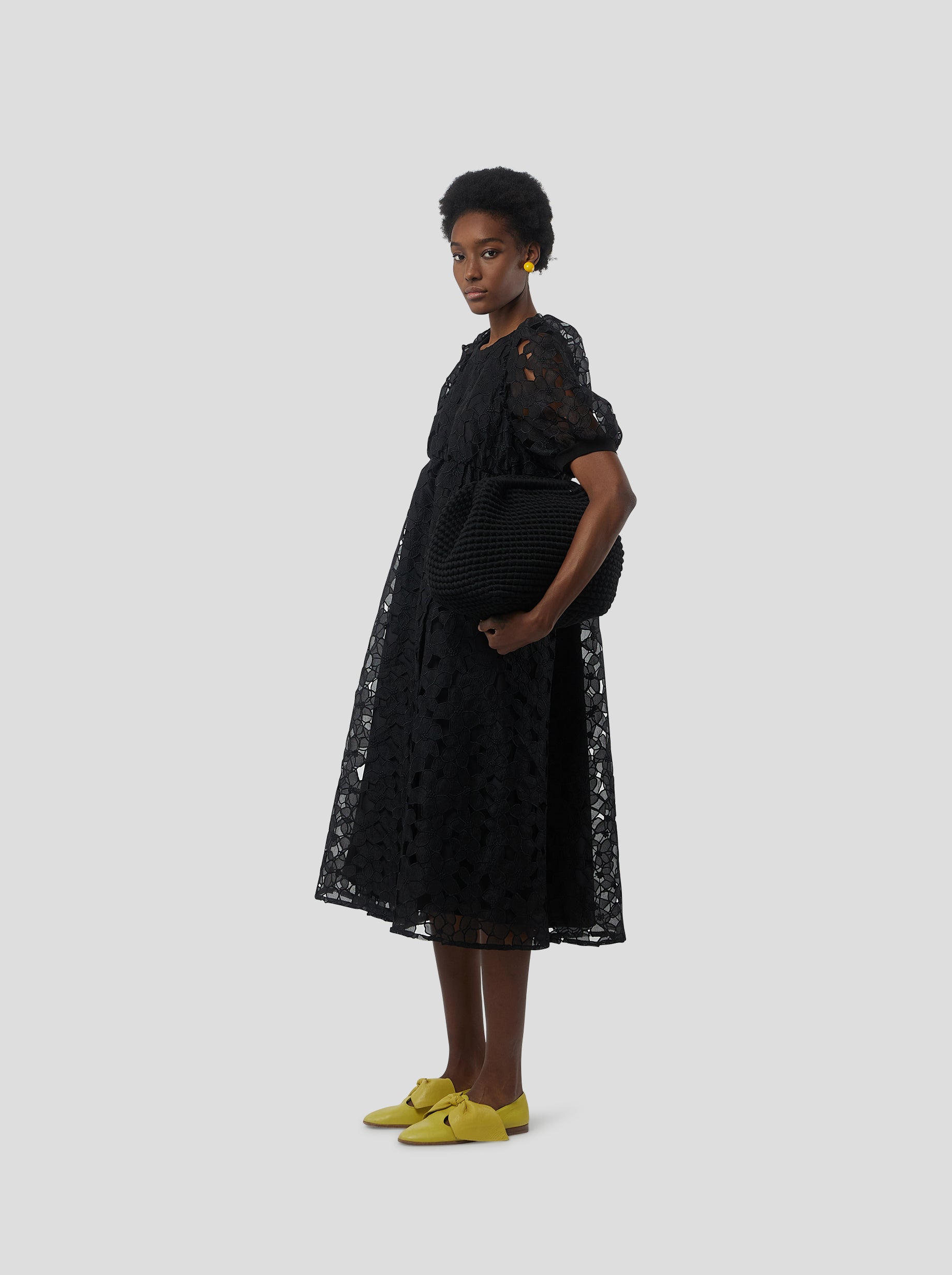 Martha dress in Laurier brulé