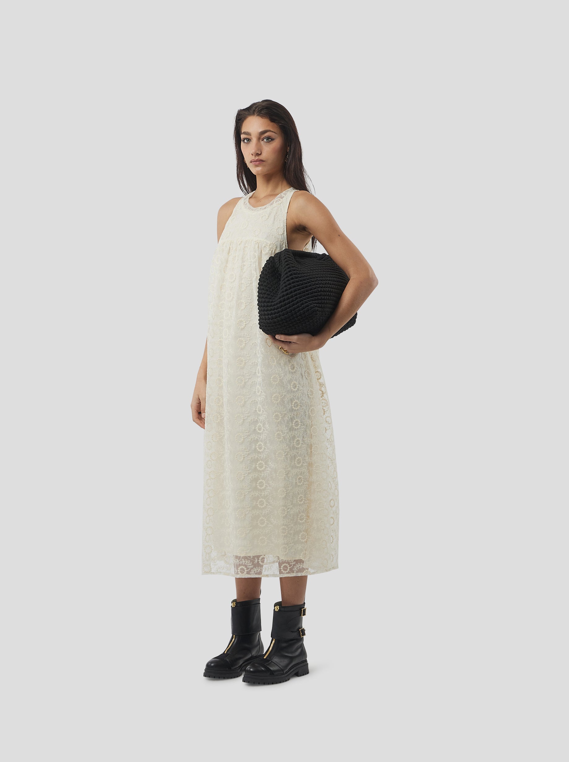 Stella dress in Ecume Lace