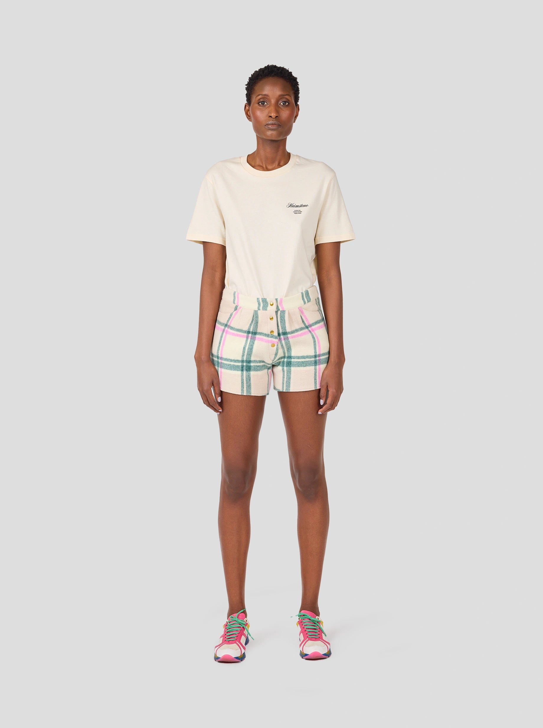 Spencer short in District Rainforest cashmere