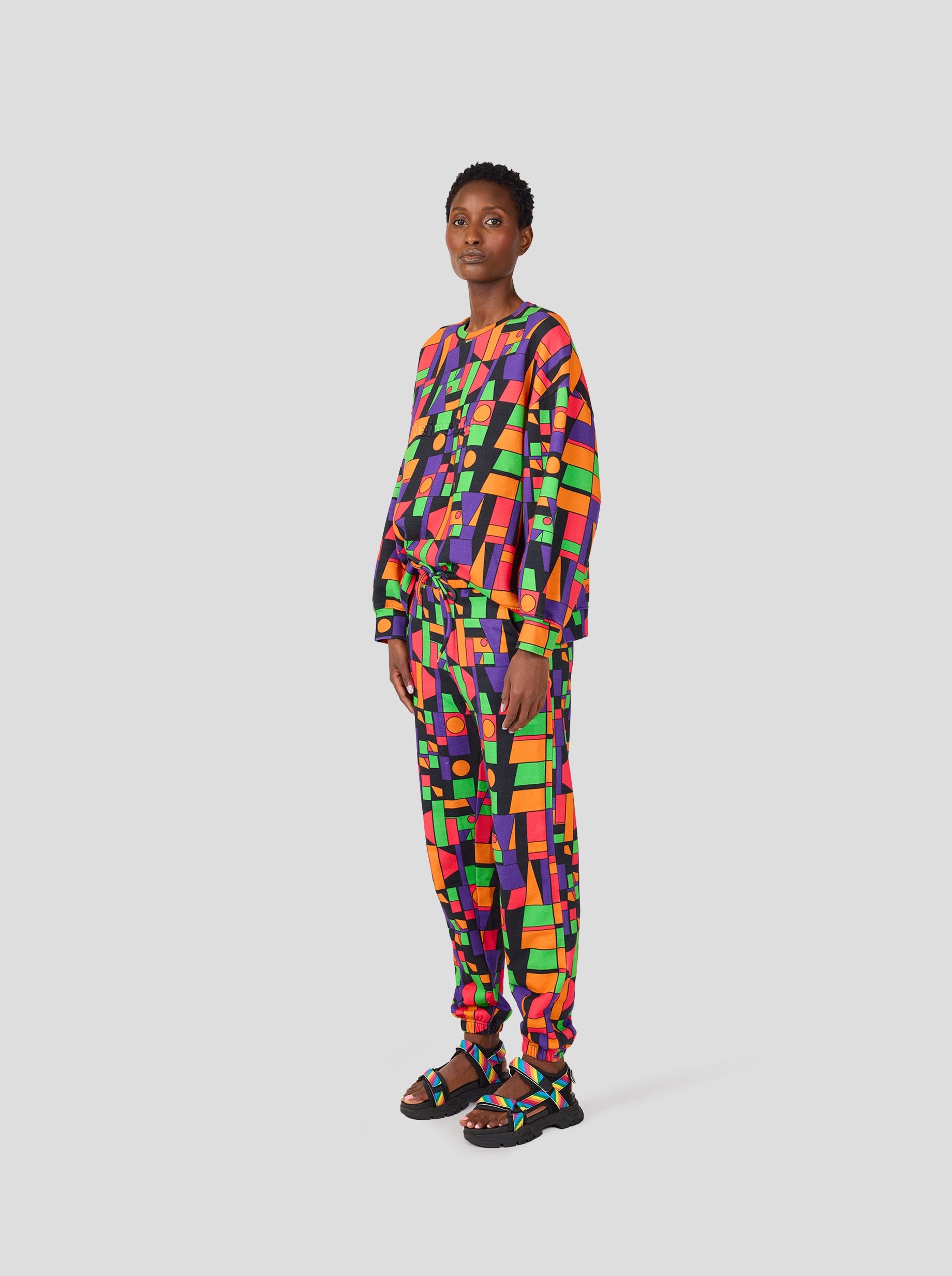 Harlem Jumper in Frequencies Print