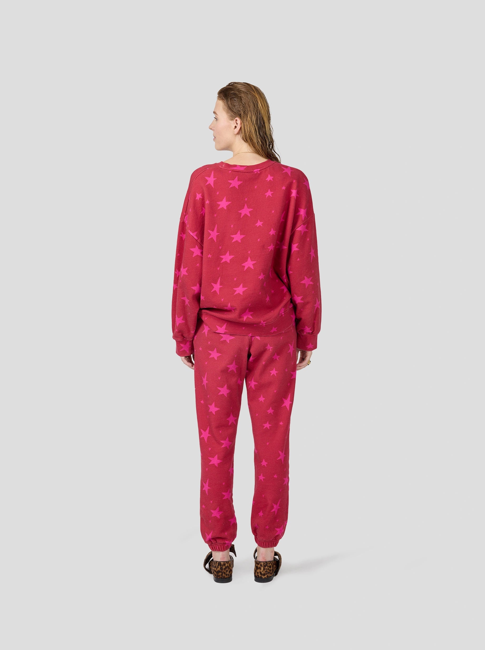 Kiara pants in All Stars printed fleece