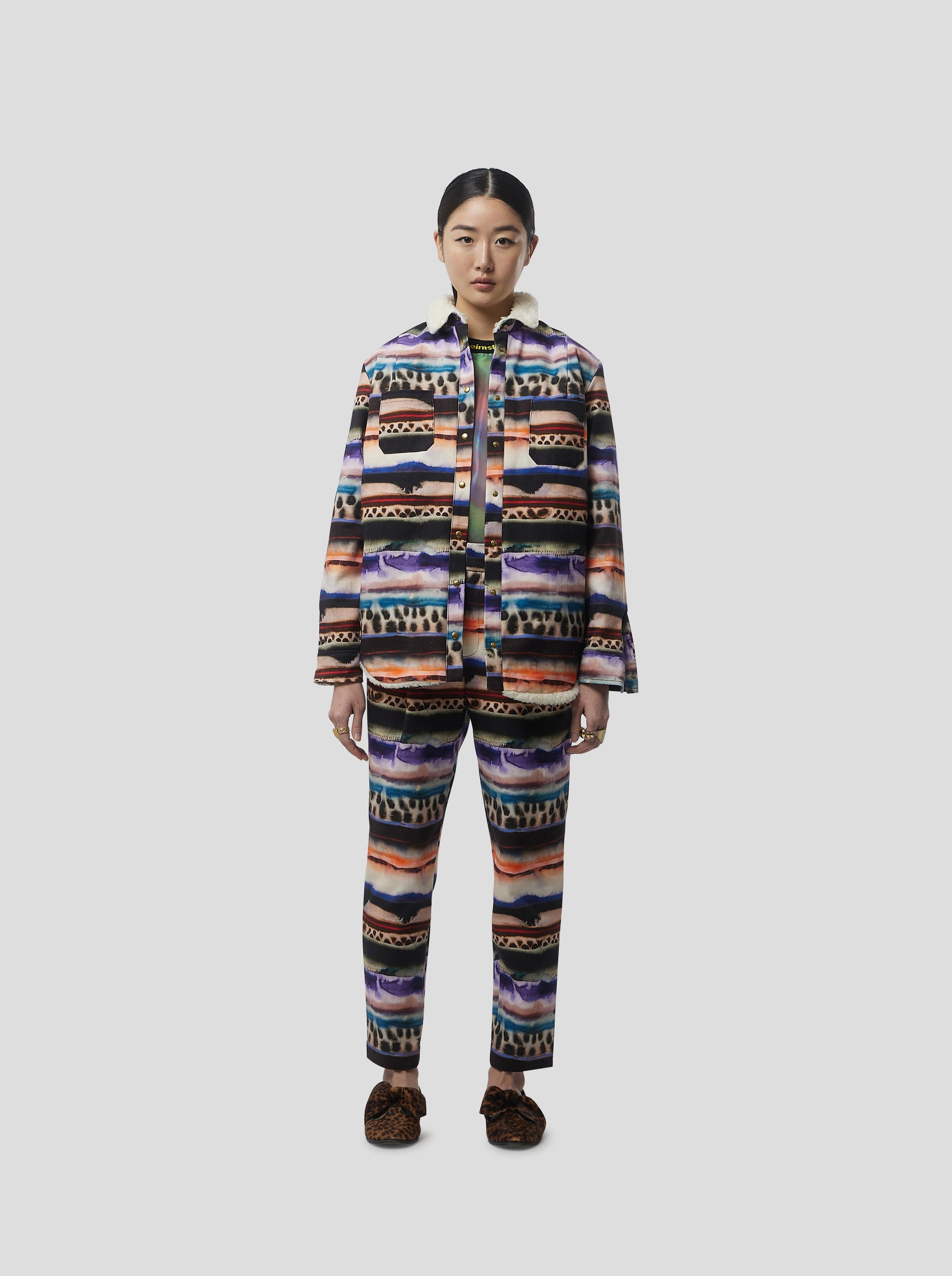 Dori Overshirt in Edgewalk print