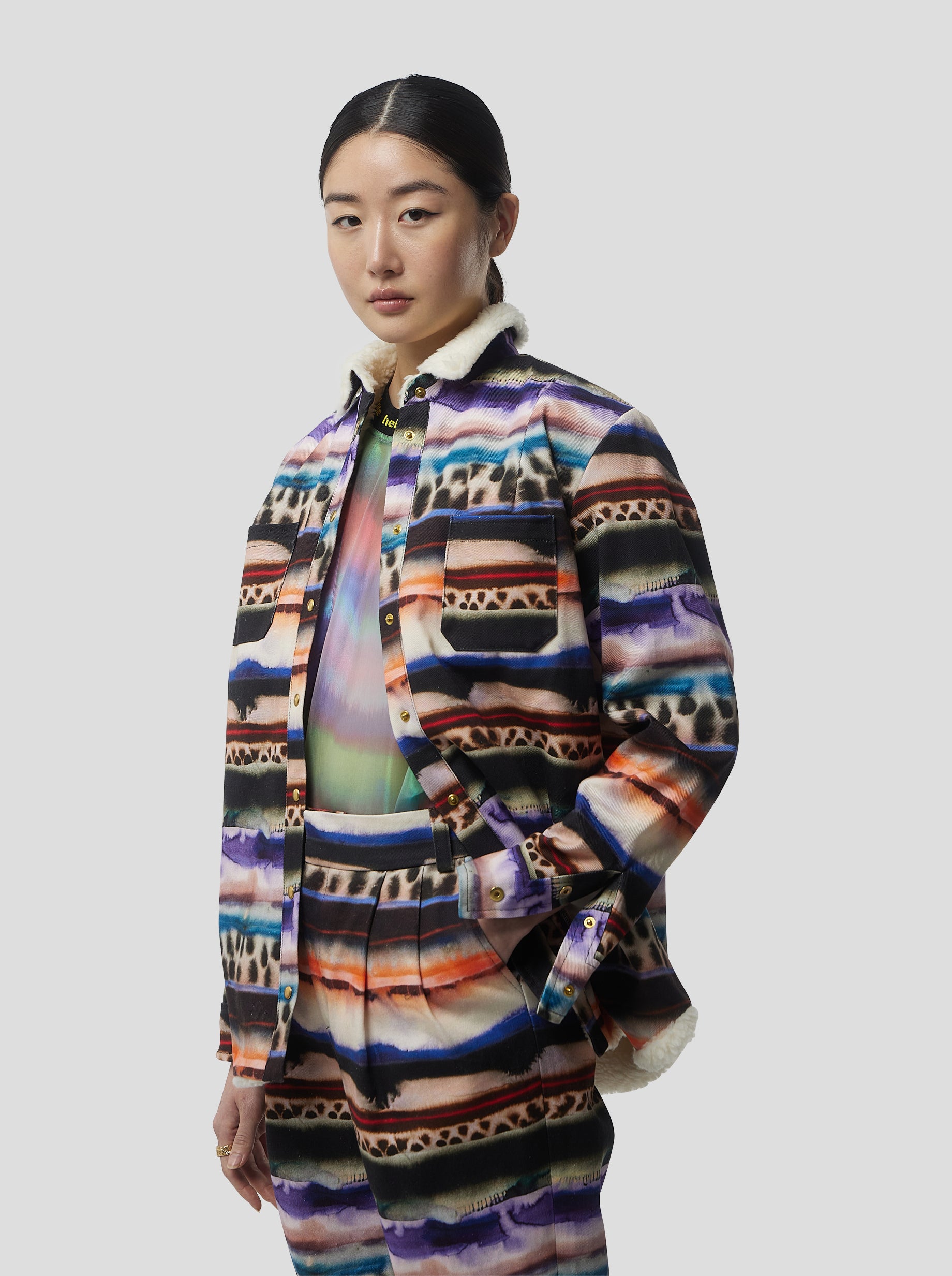 Dori Overshirt in Edgewalk print
