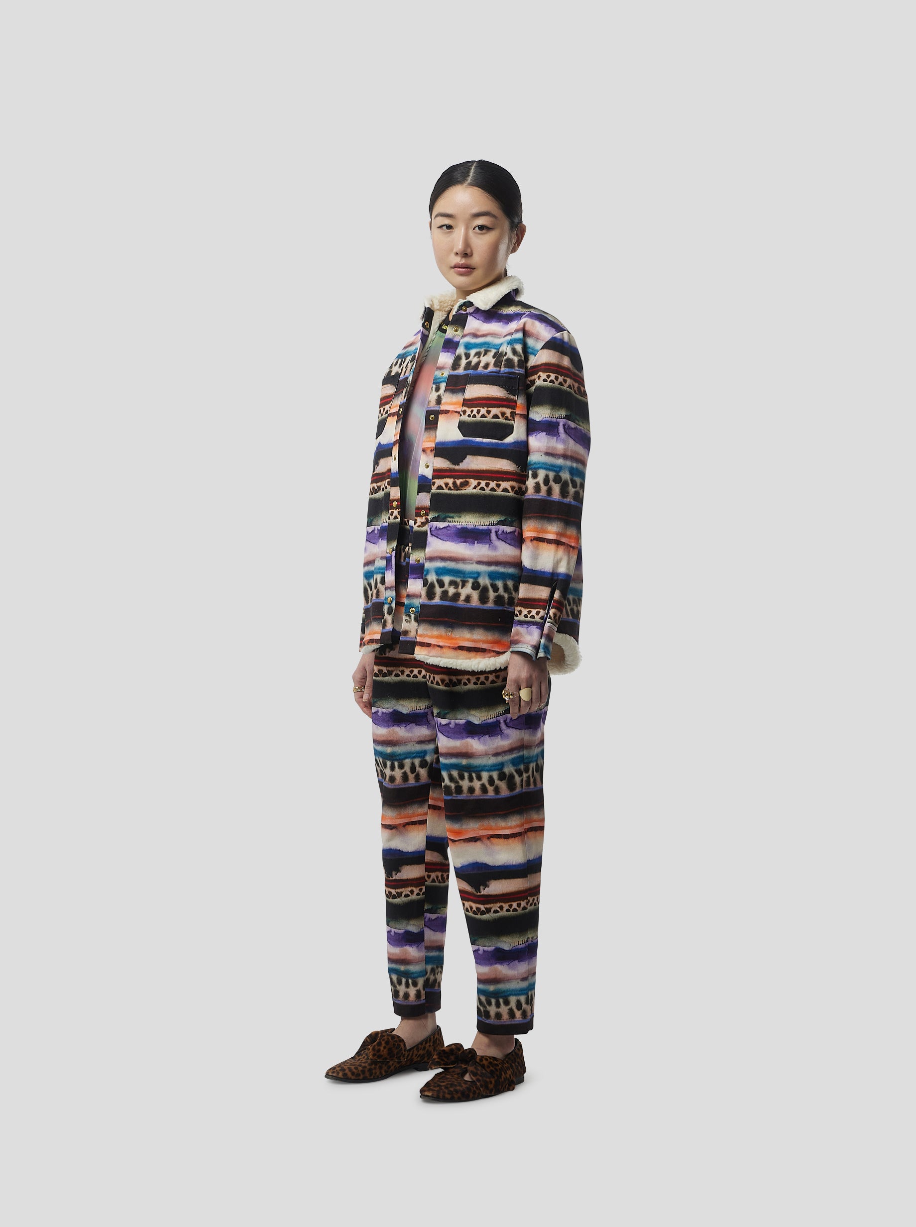 Dori Overshirt in Edgewalk print