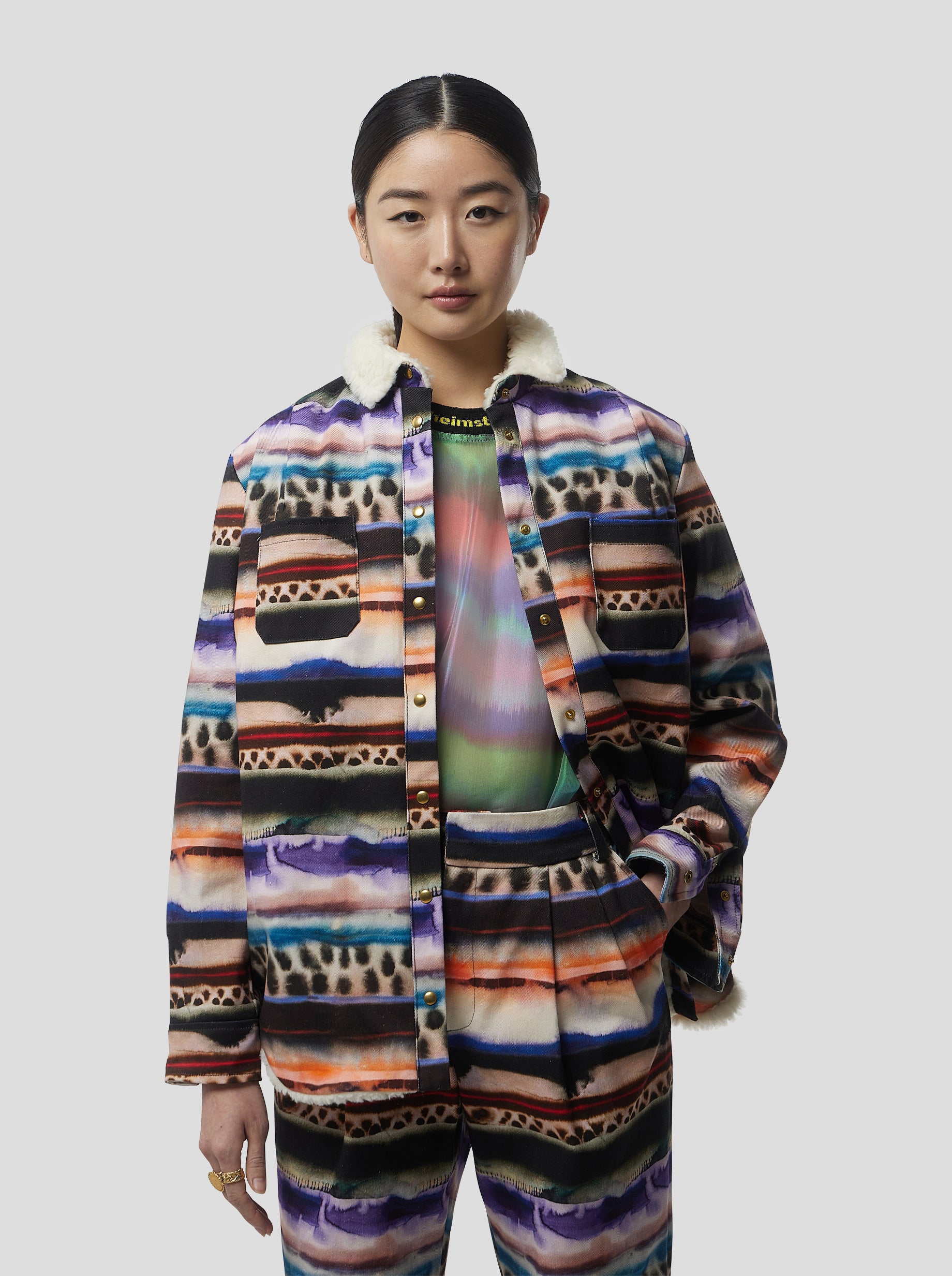 Dori Overshirt in Edgewalk print