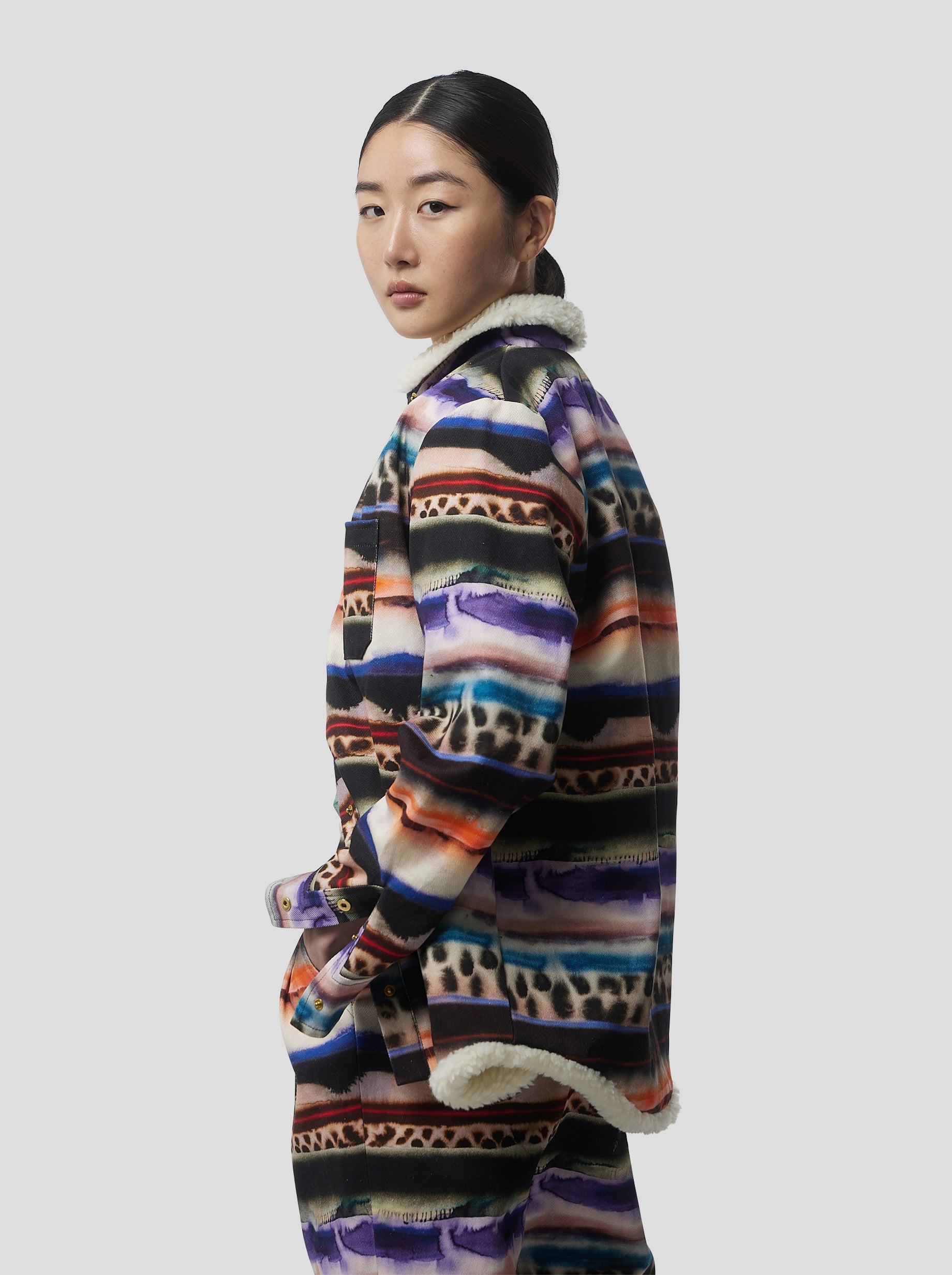 Dori Overshirt in Edgewalk print