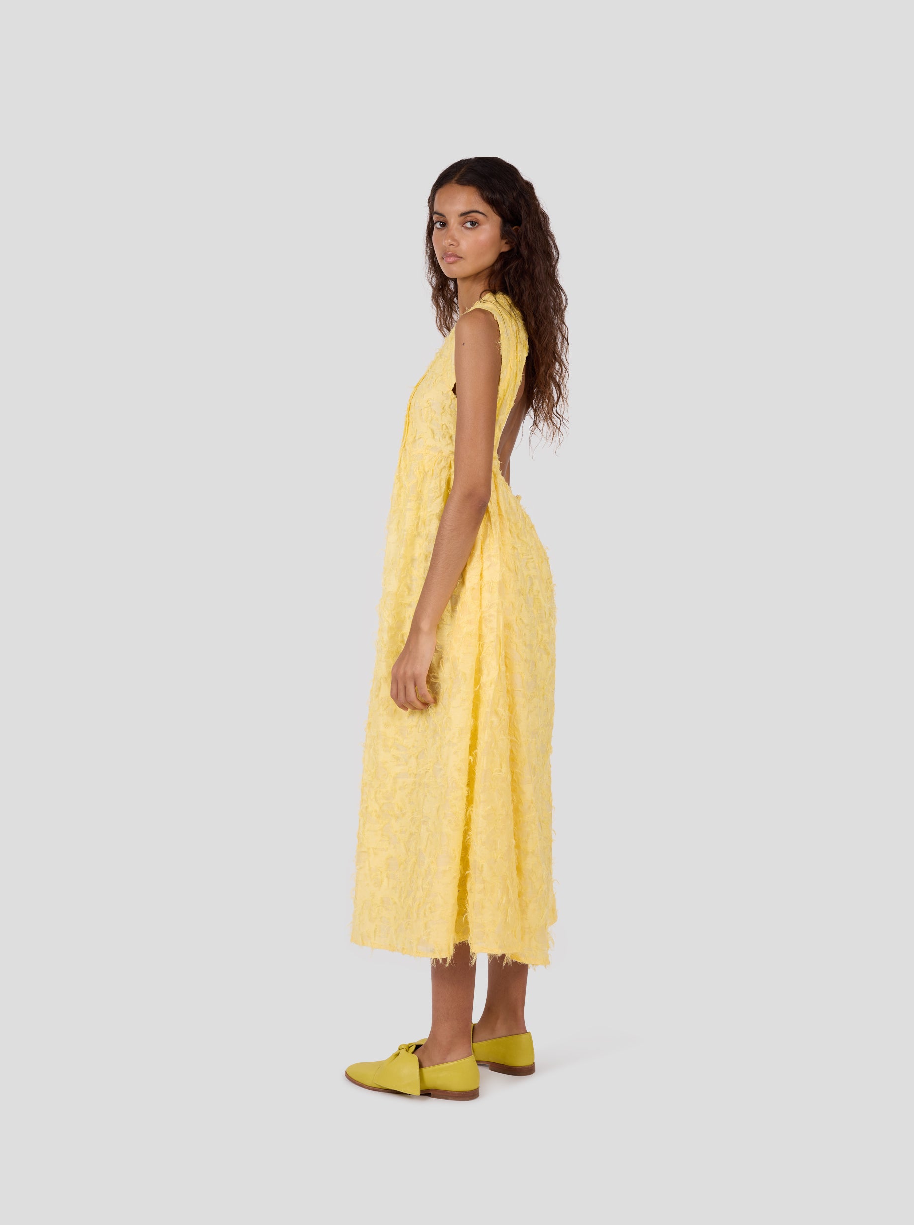 Thelma Summer Dress Fragmented Plumetis