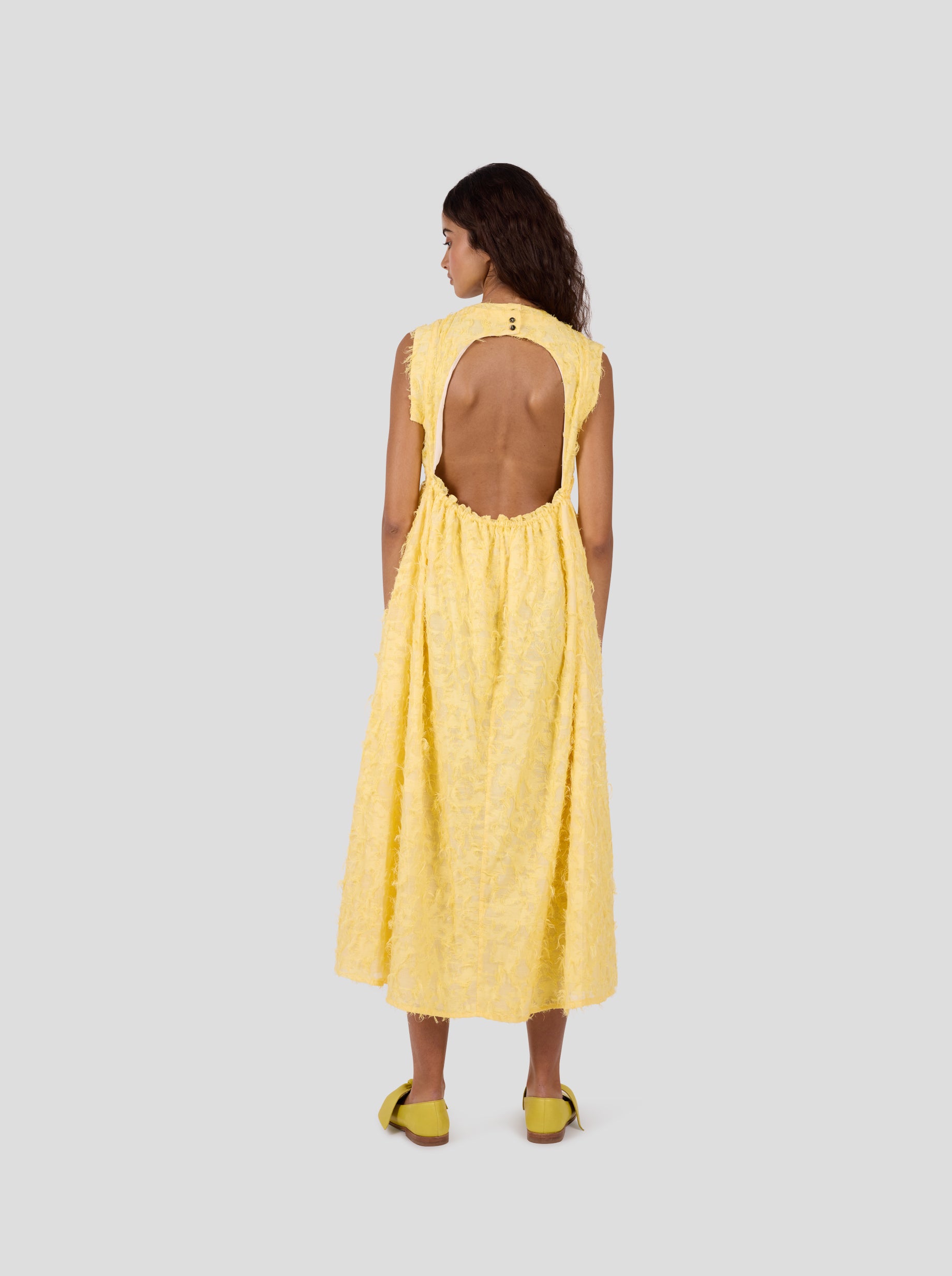Thelma Summer Dress Fragmented Plumetis