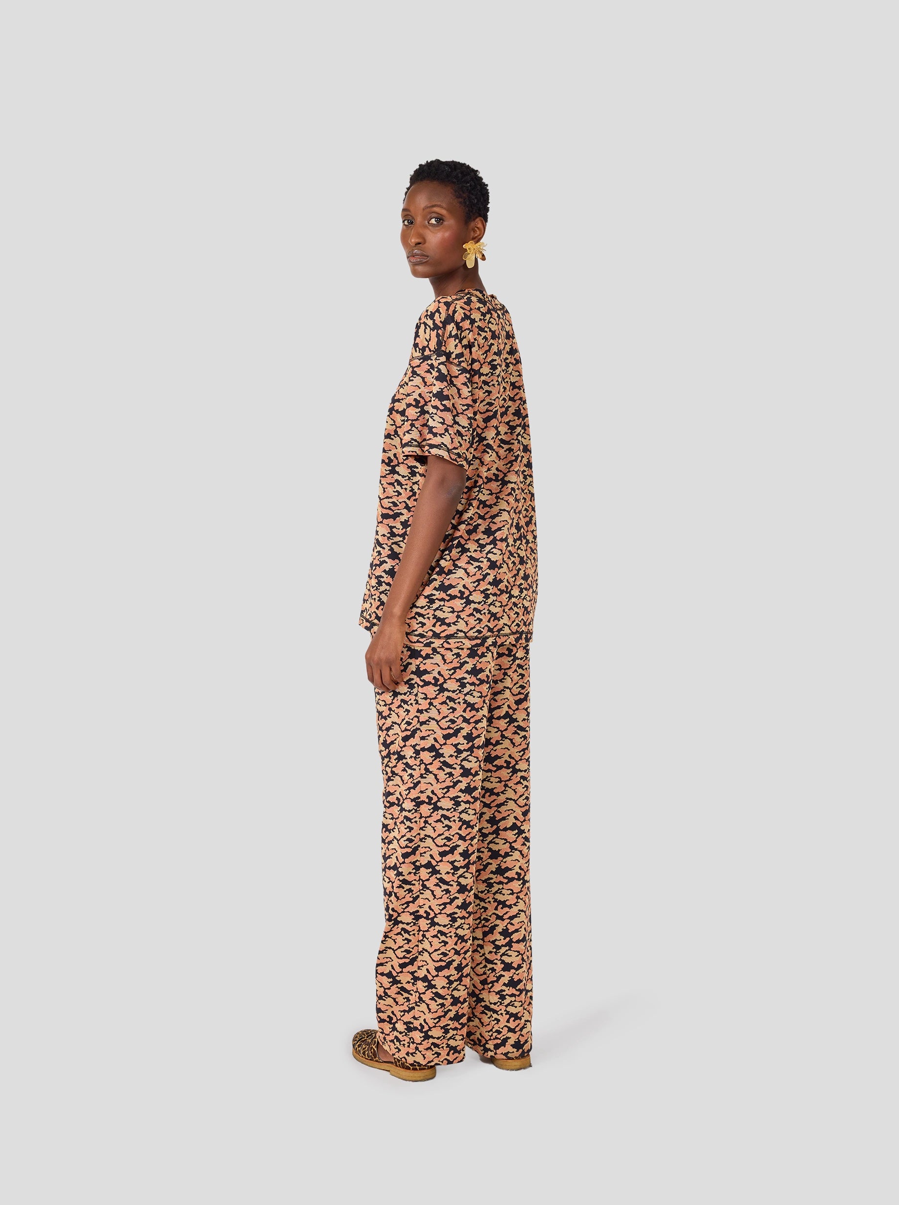 Moor pants in Feline knit