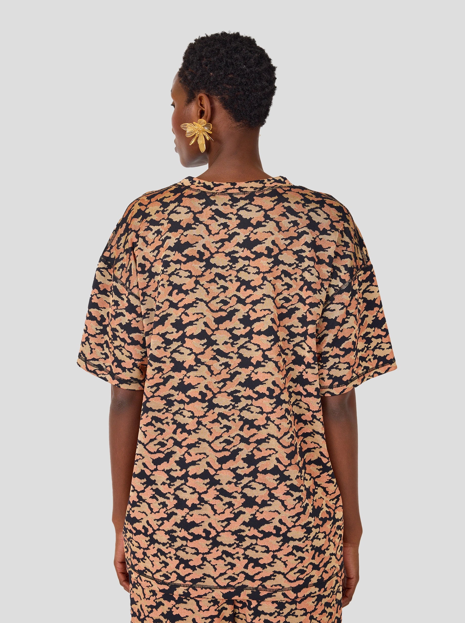 Dede T-shirt in Feline knit