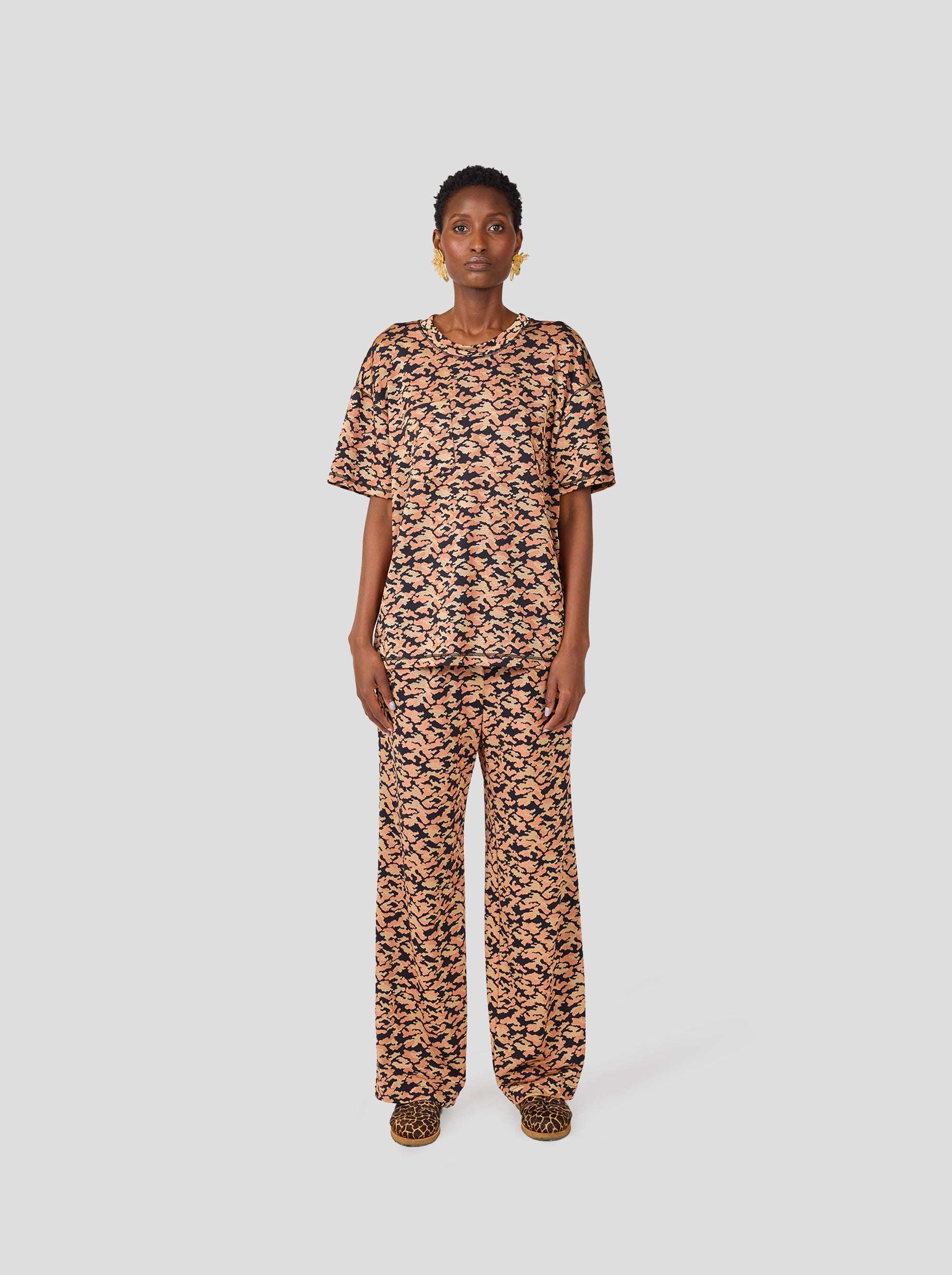 Moor pants in Feline knit