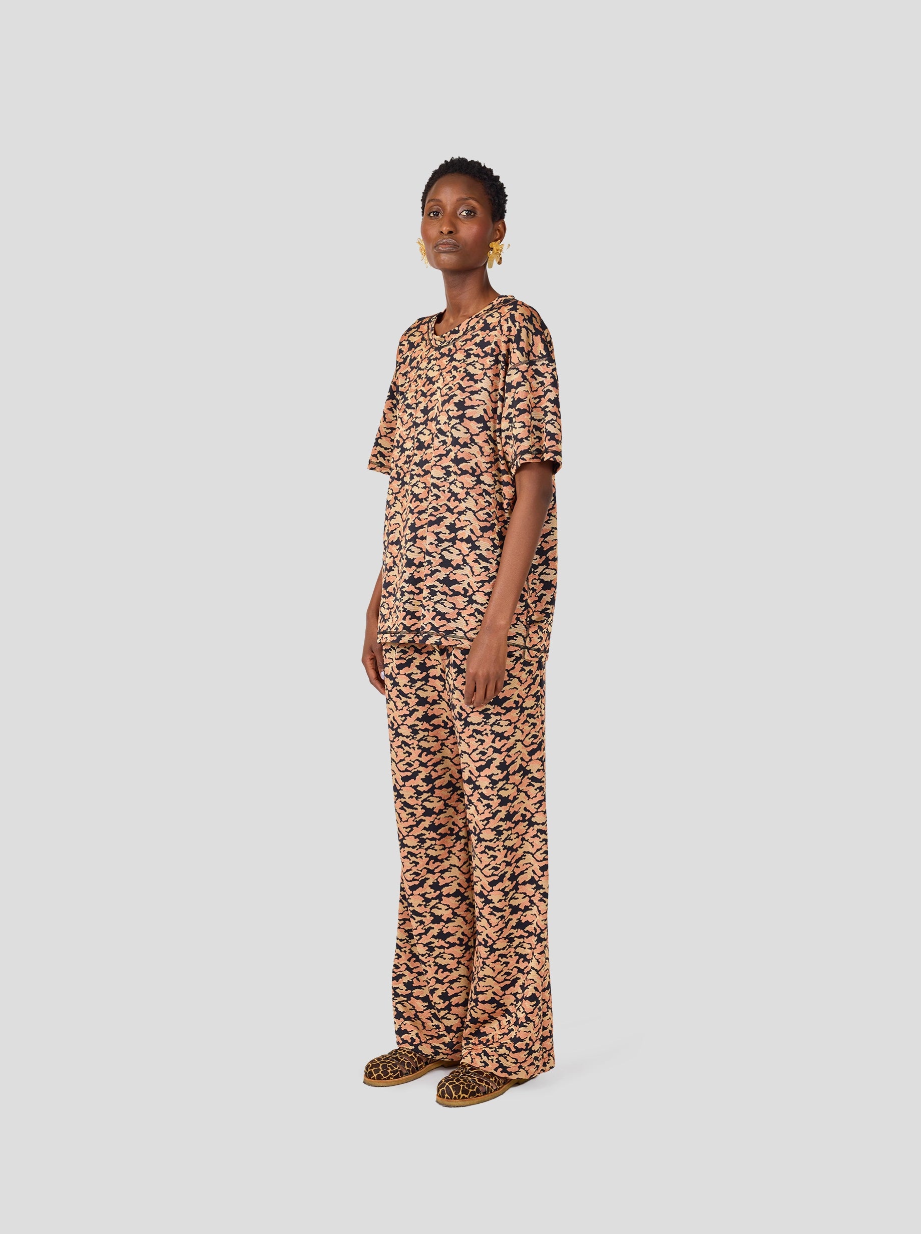 Moor pants in Feline knit