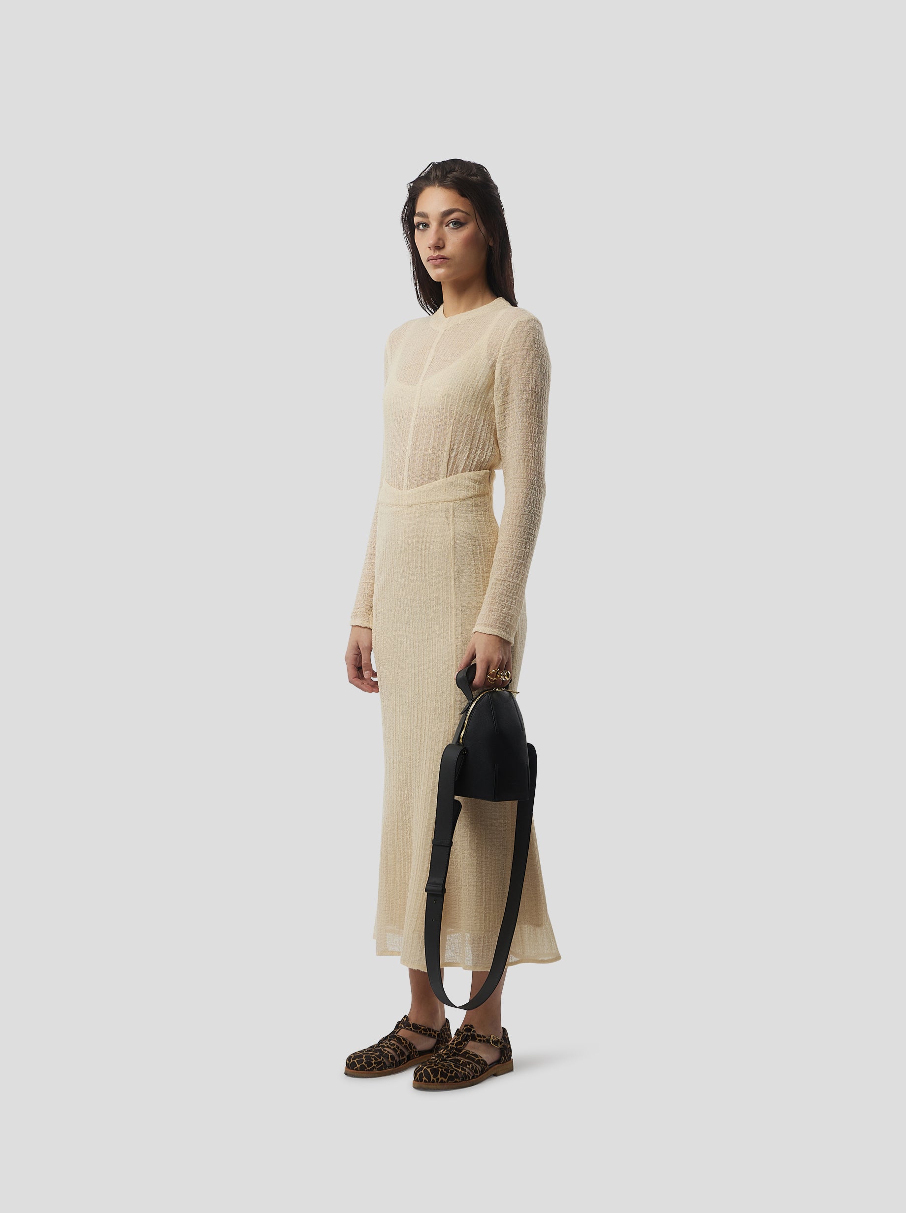Cooper top in Sand salted voile