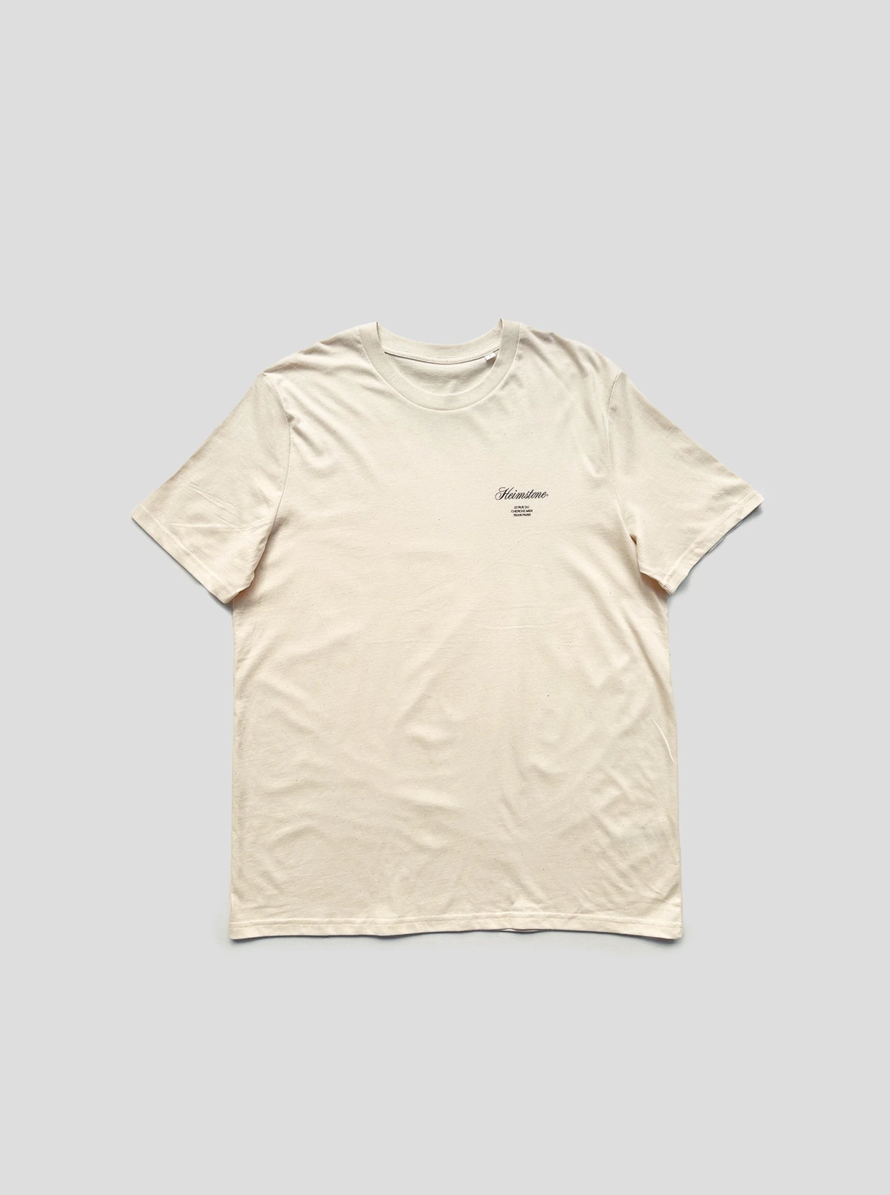 Collectible Unisex T-Shirt - Cream with Black Heimstone Logo