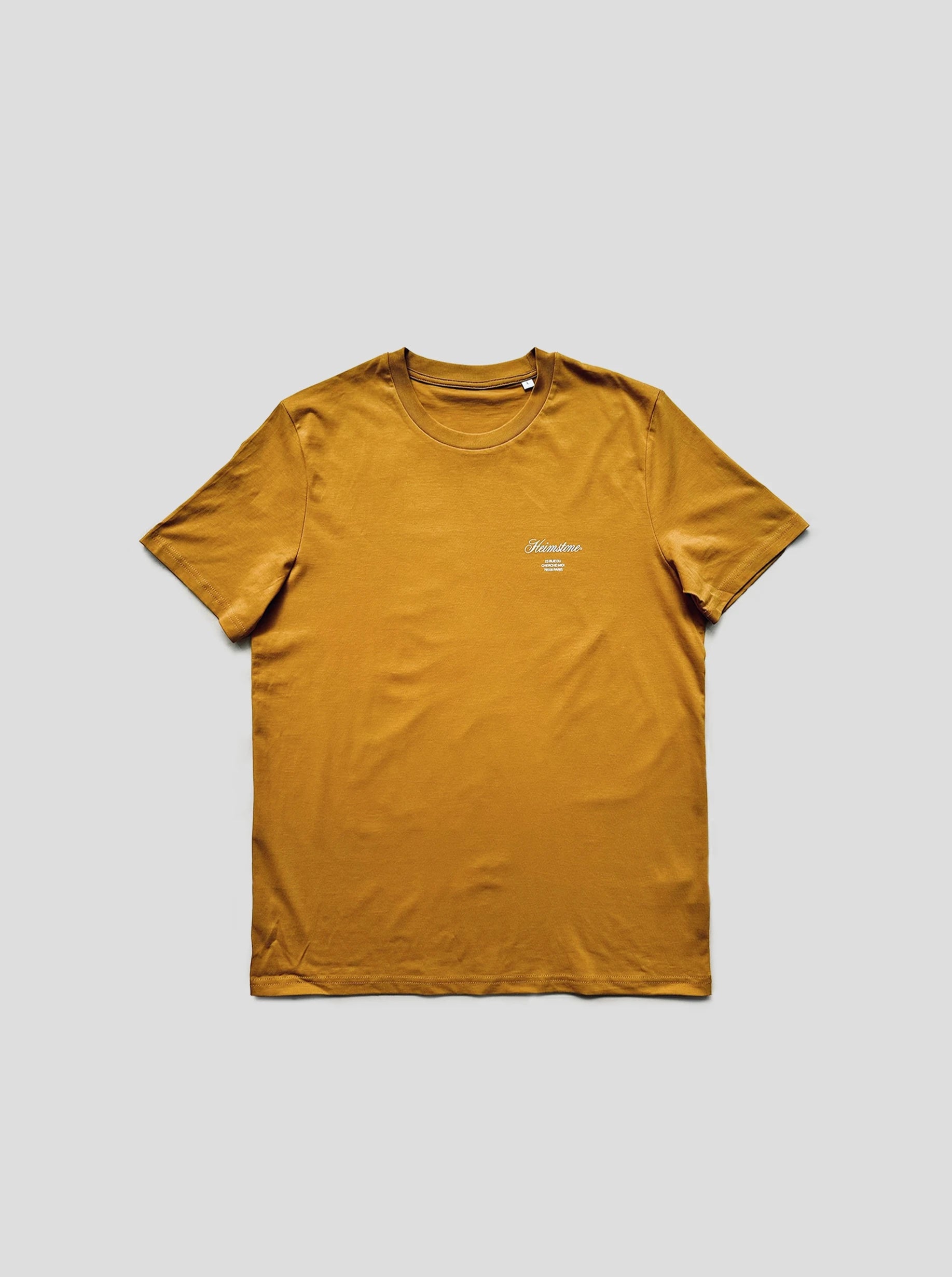 Collectible Unisex T-Shirt - Tobacco with Off-White Heimstone Logo