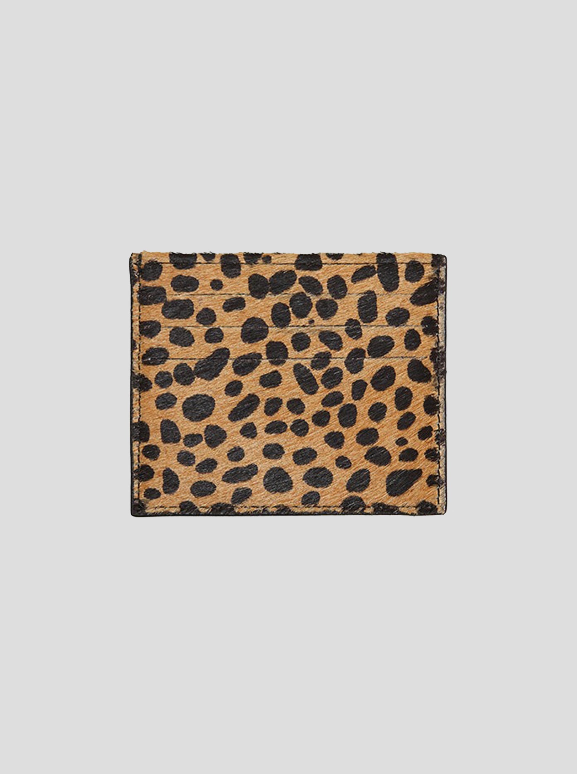 The Minis - Card holder in Cheetah leather