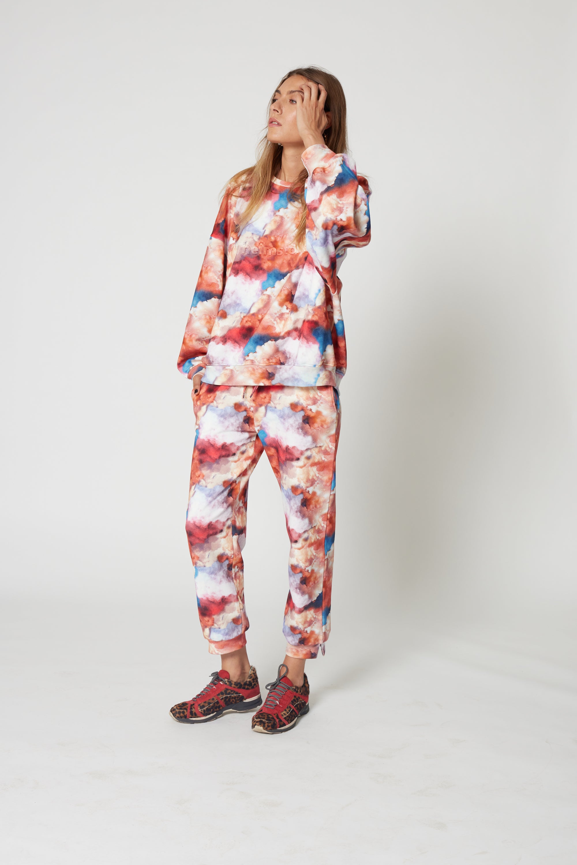 Melchior pants in Madone print