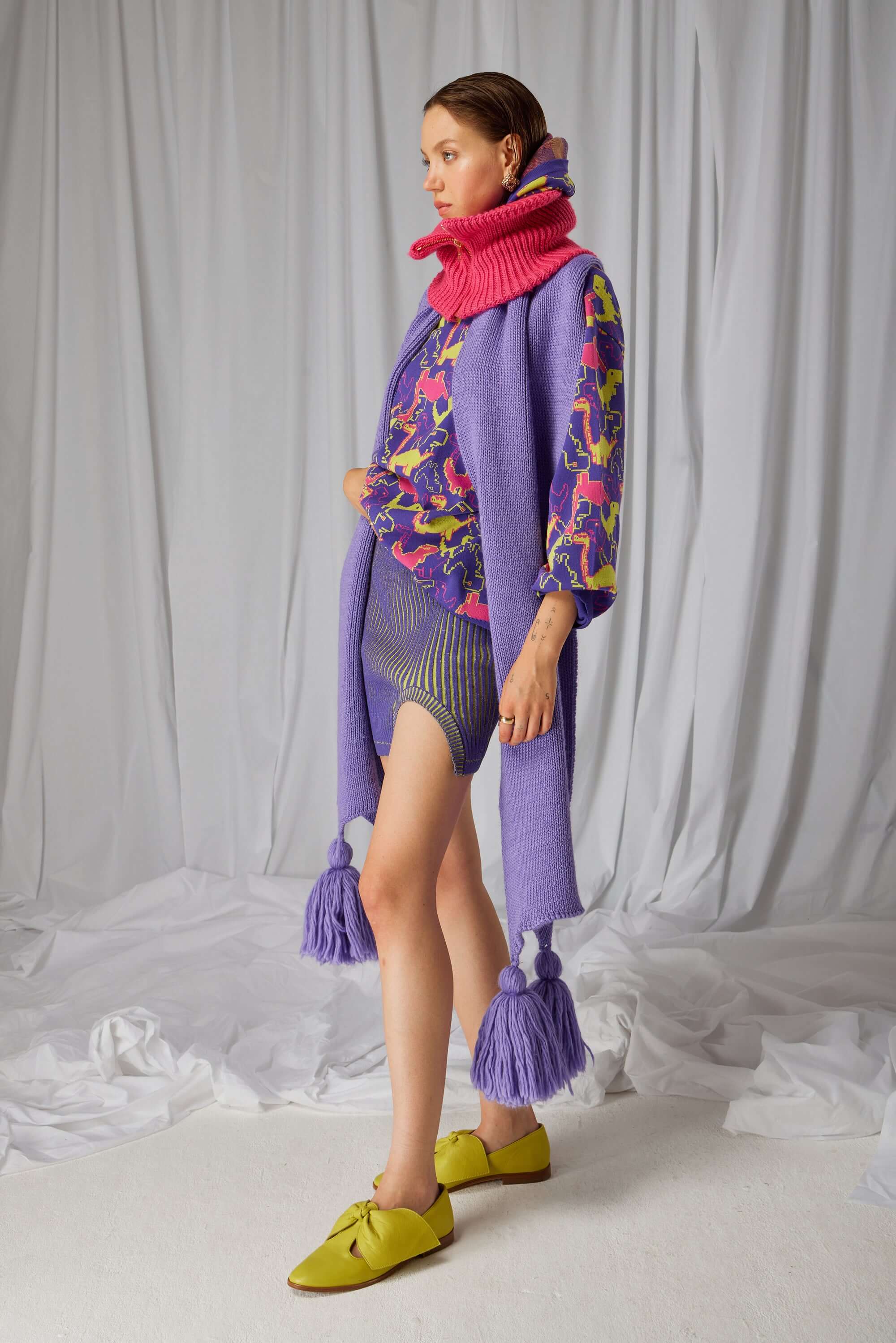Gigi skirt in Kaleidoscope knit