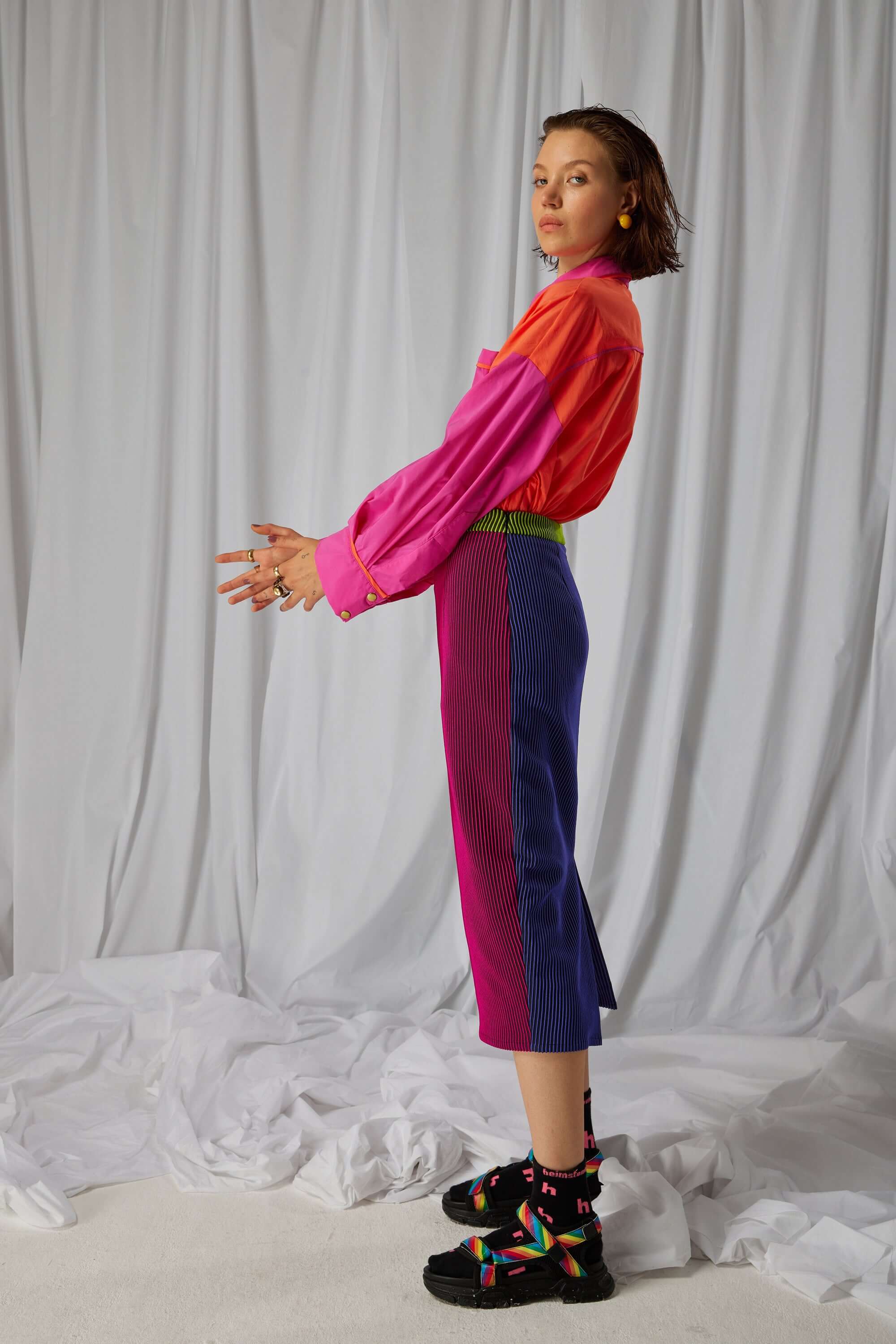 Fox skirt in Oxide Ottoman