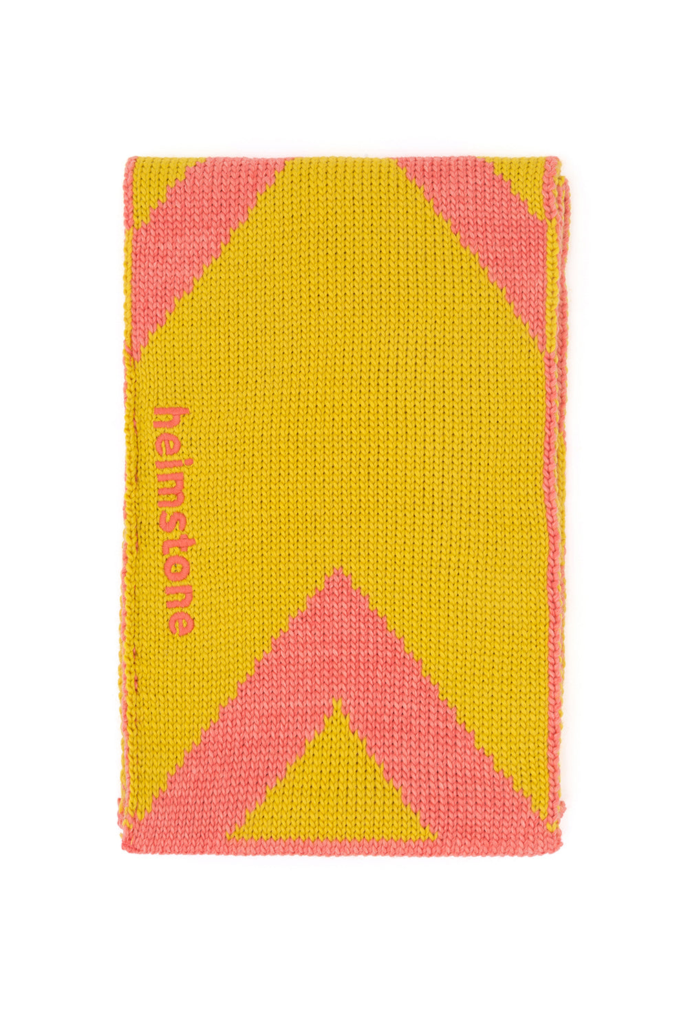 Ralph scarf in yellow knit