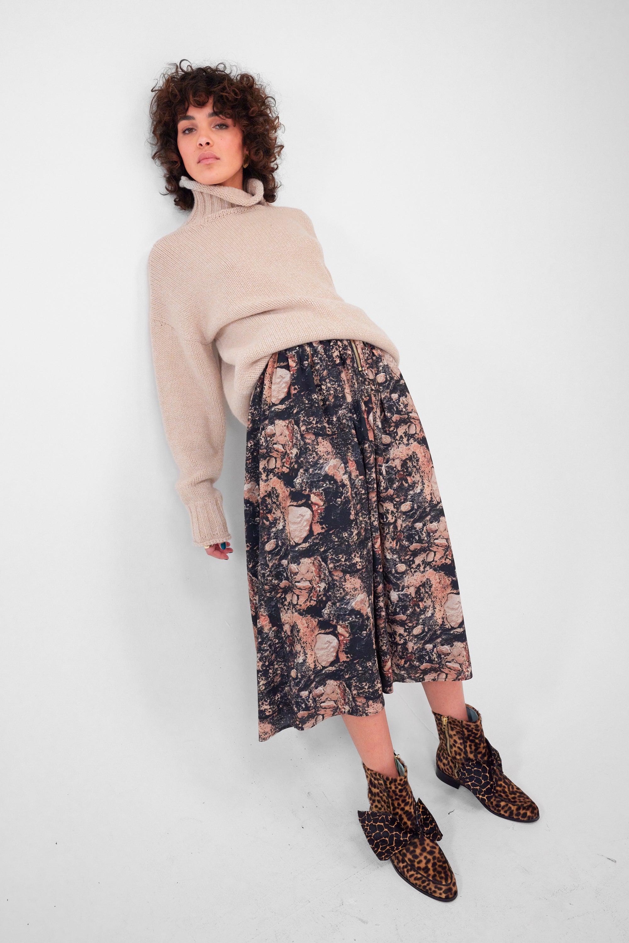 Orso skirt in Trail print