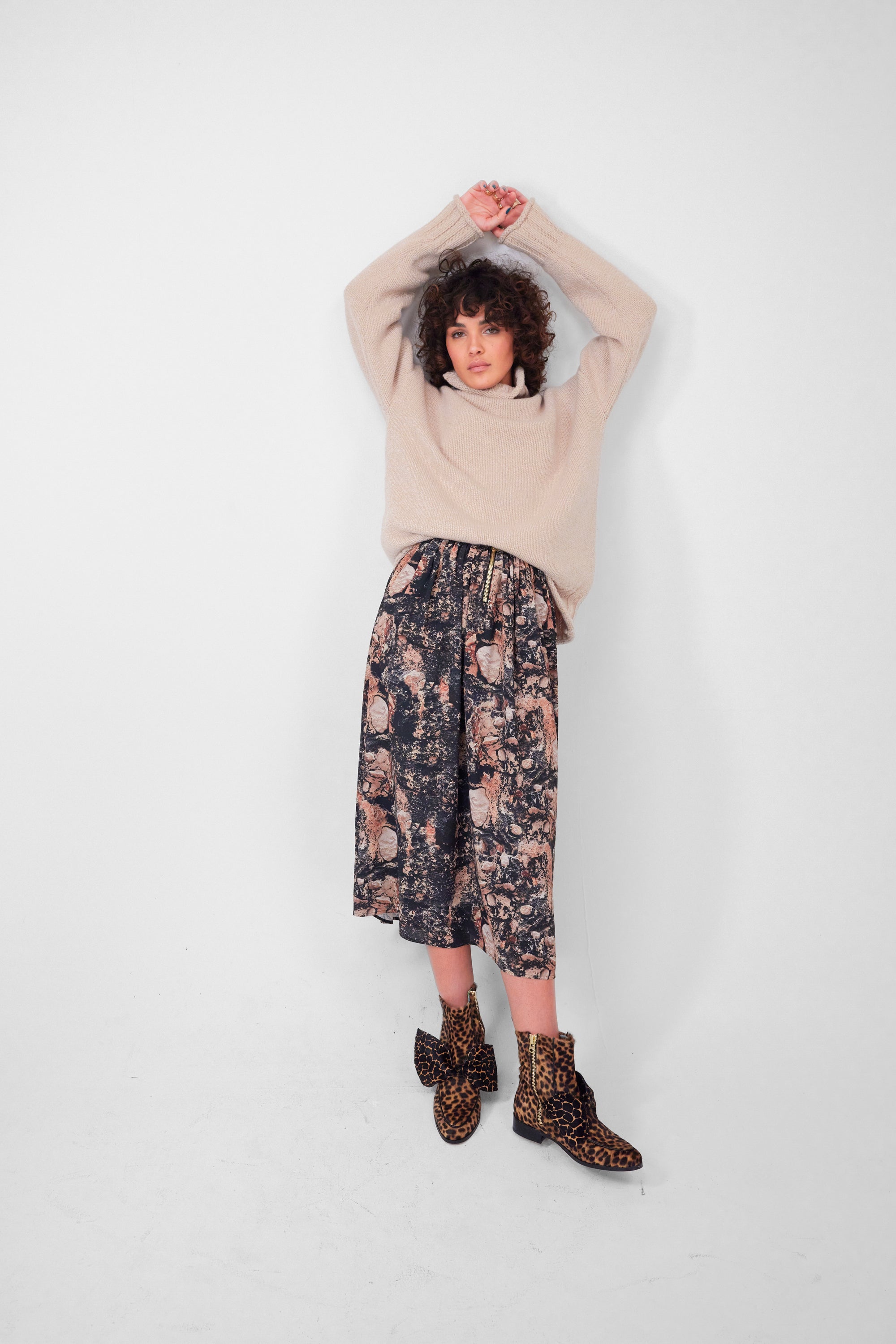 Orso skirt in Trail print