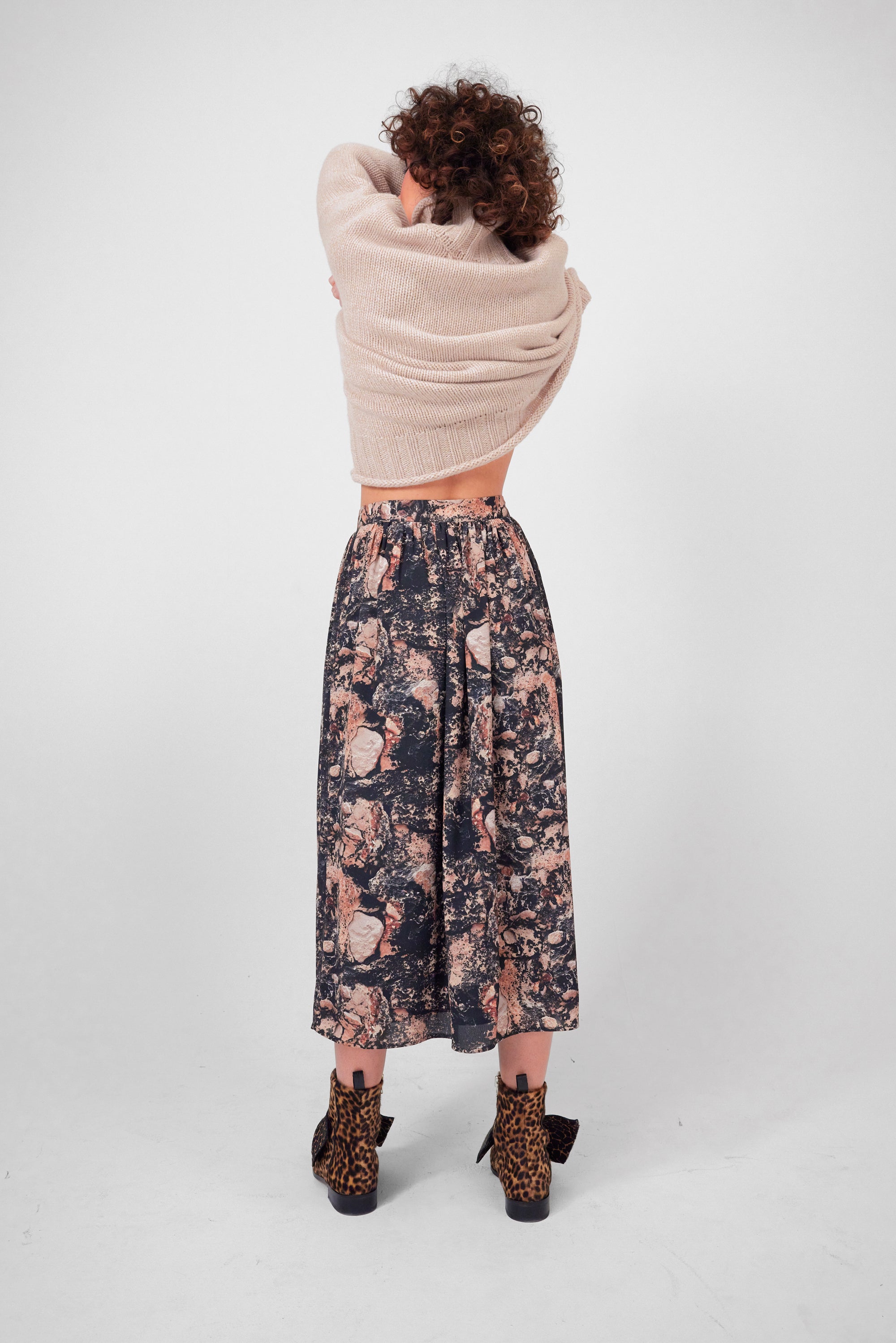 Orso skirt in Trail print