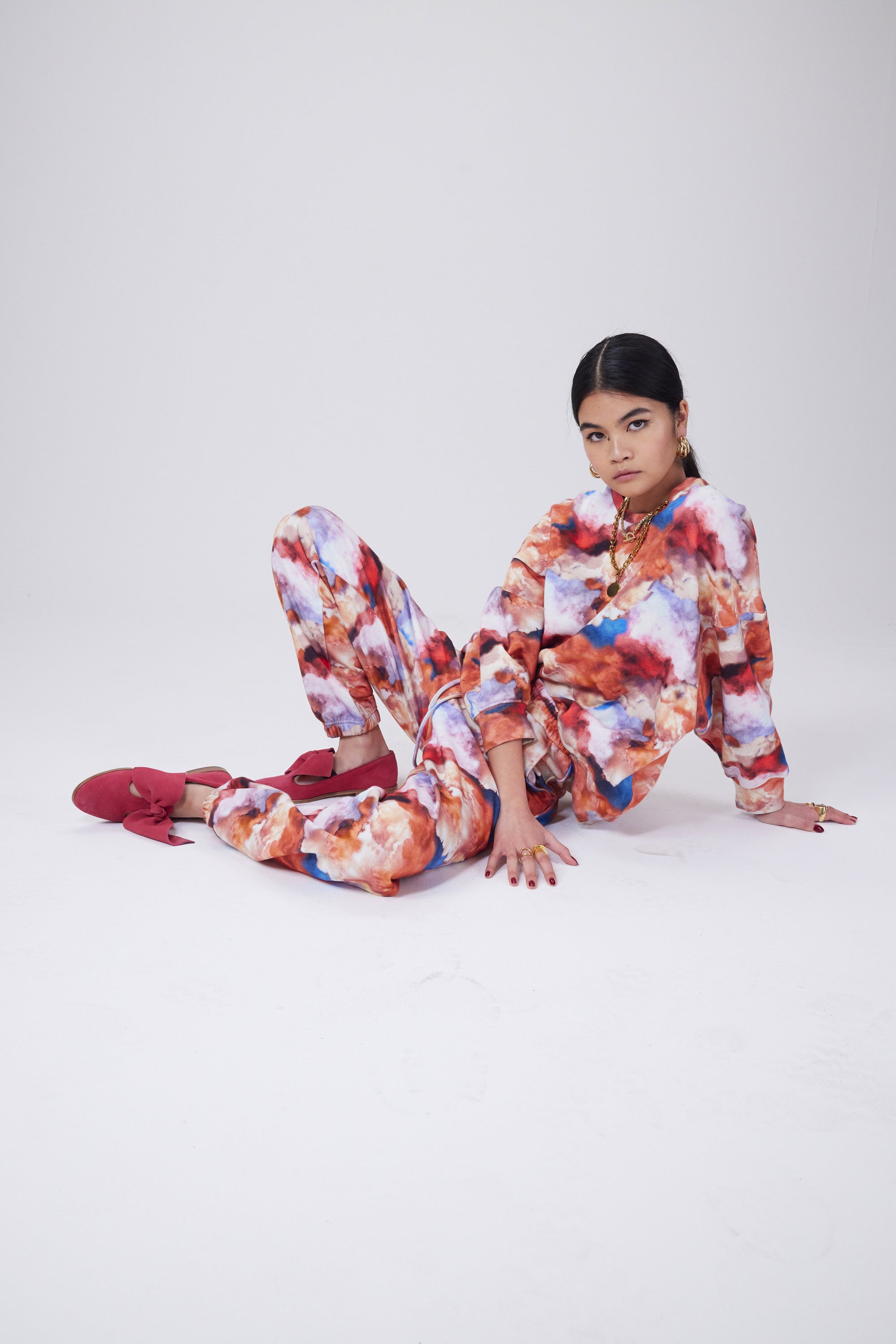 Kiara pants in Madone print