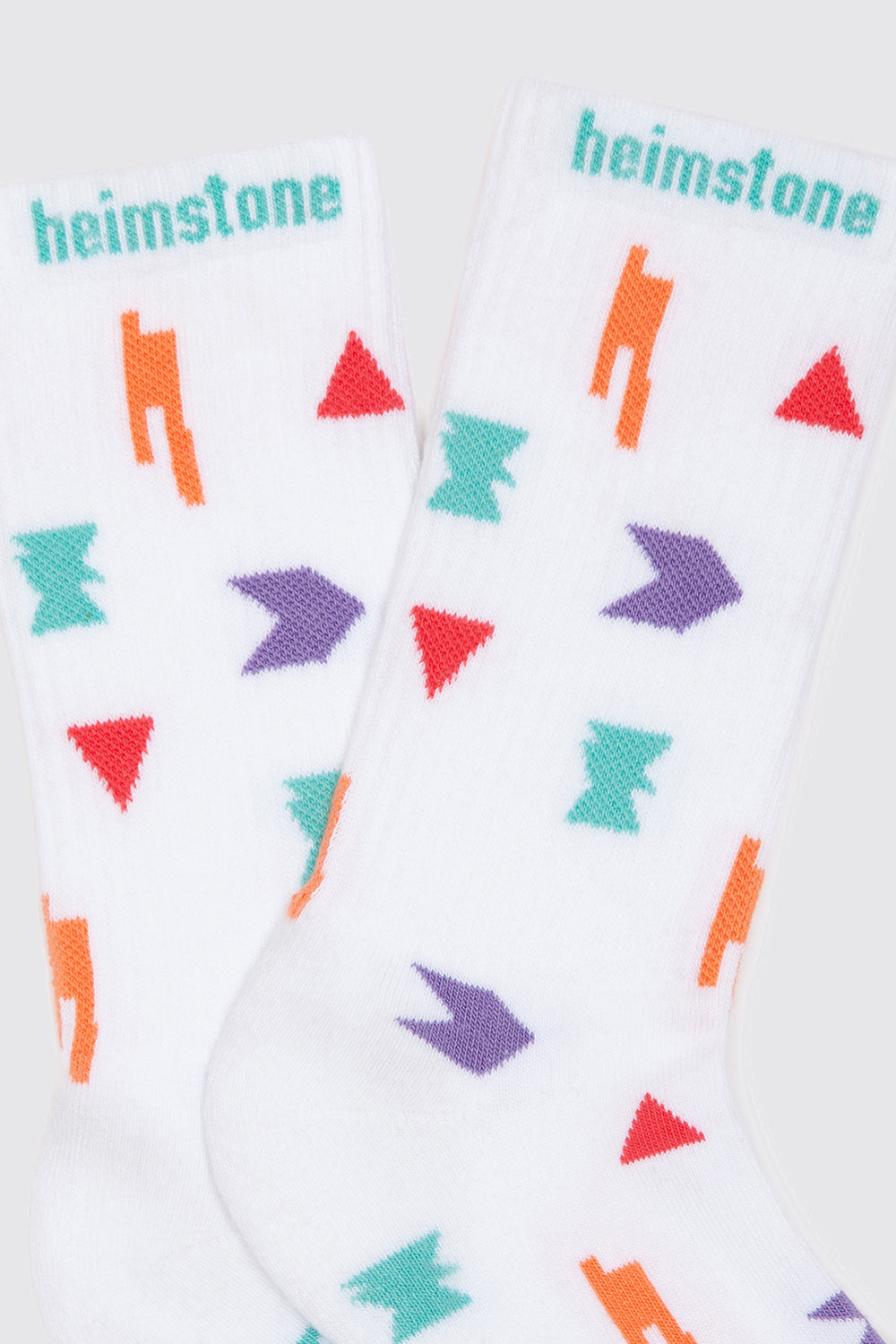 Sport socks in neon print