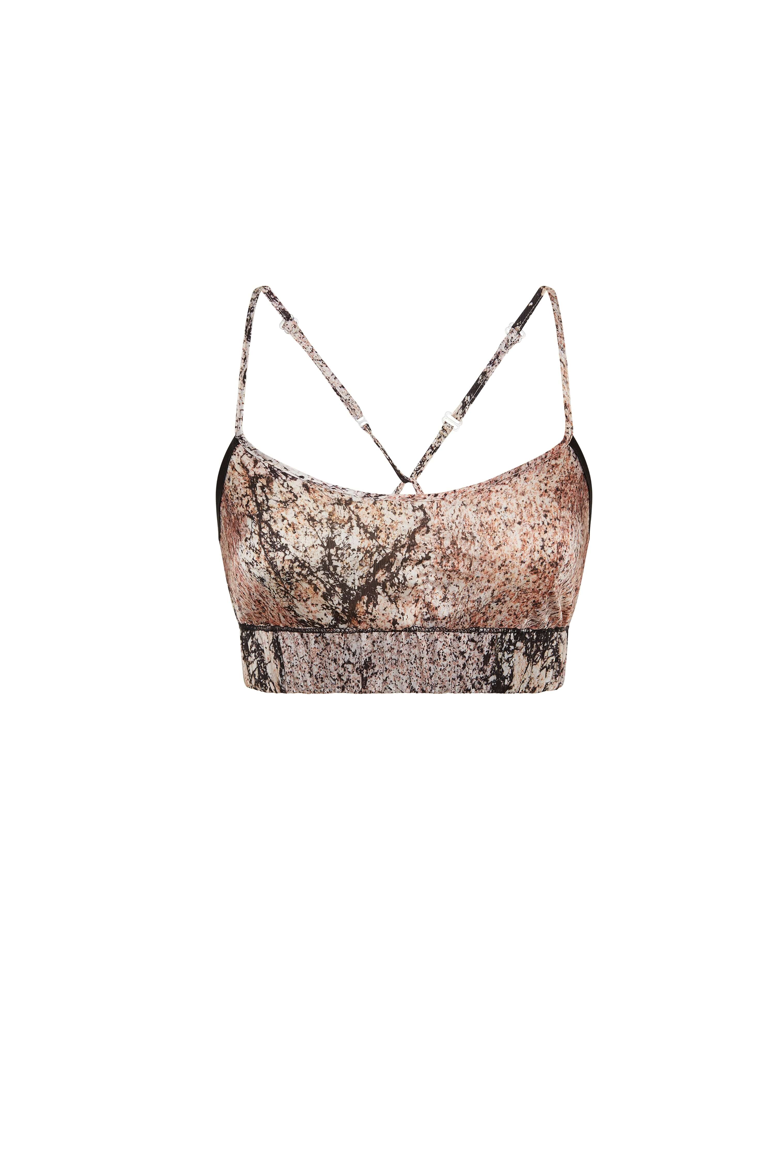 Bralette in Thaï Rocks print | Heimstone