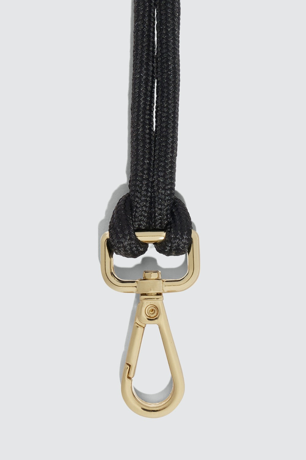 Gold and black phone strap