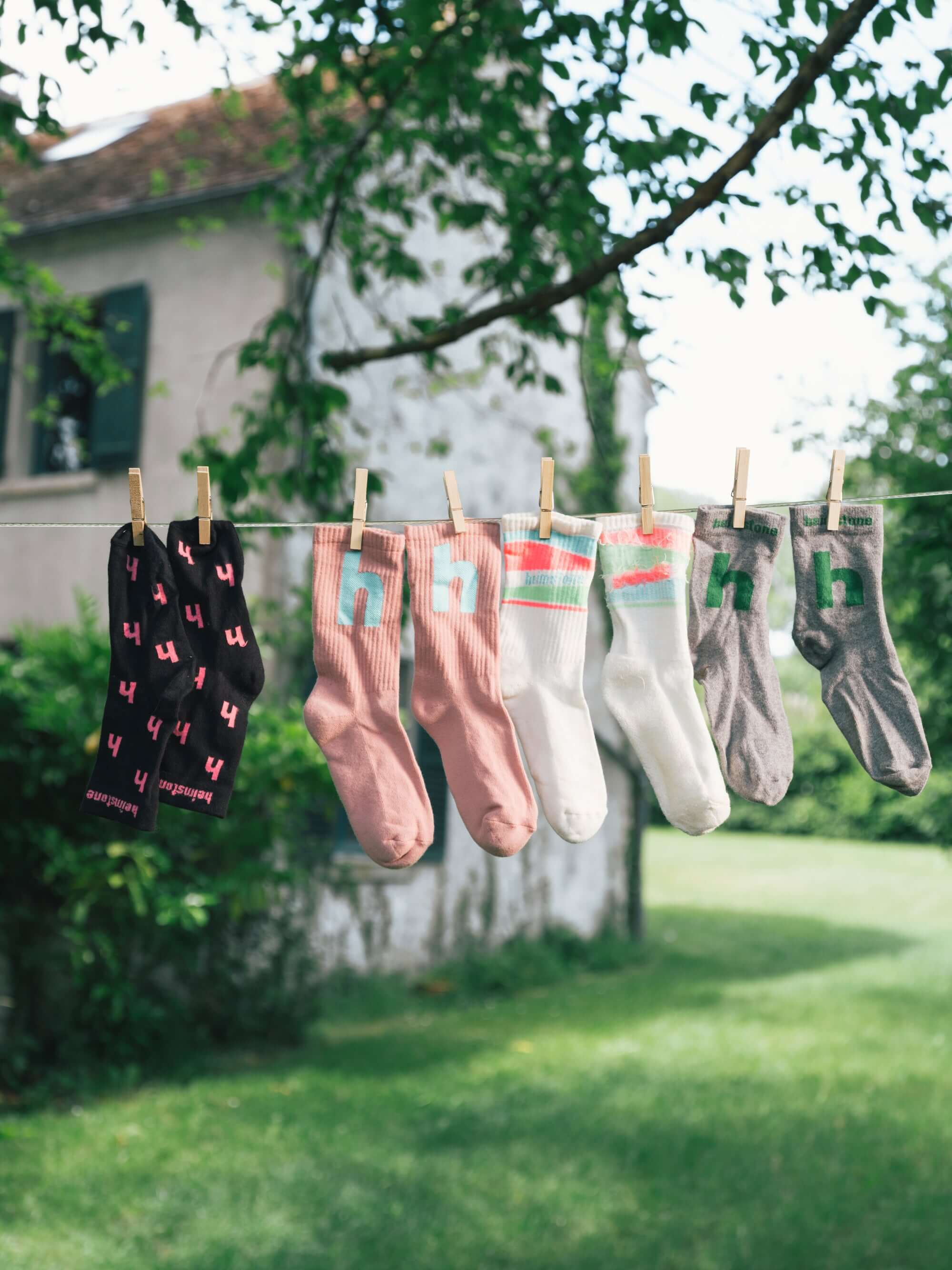 Ankle socks in black Heim