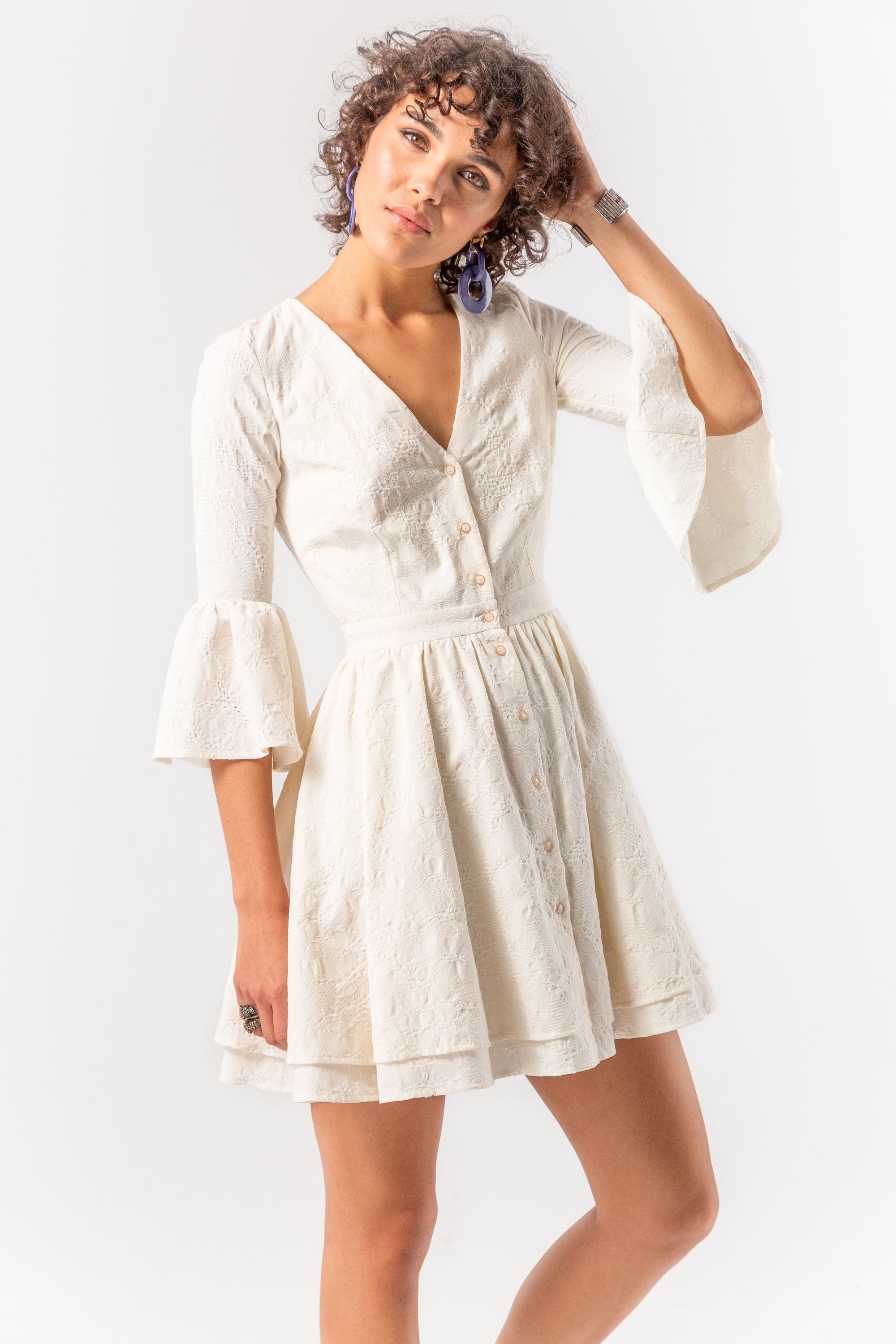 Goliath dress in ancient cotton