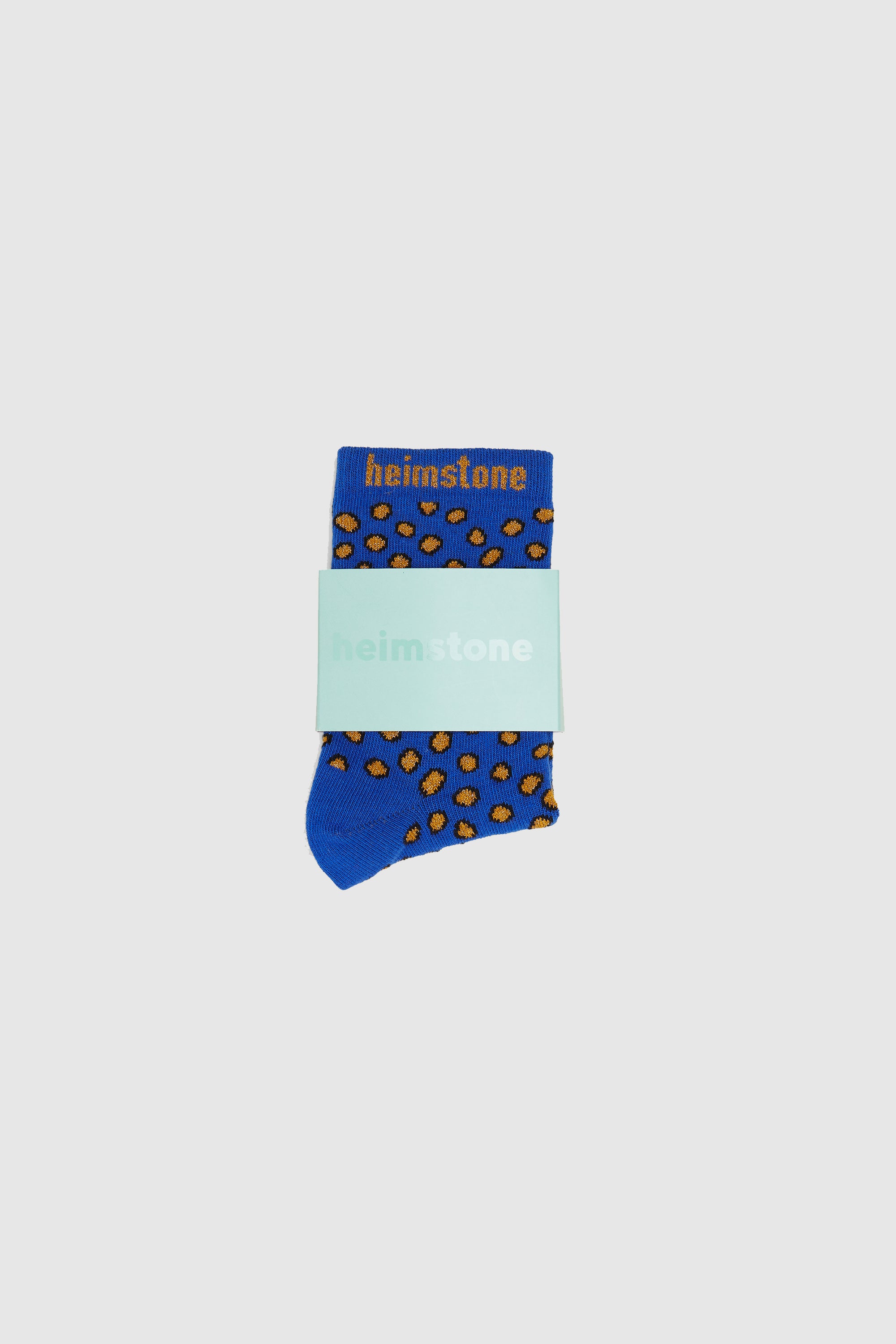 Ankle Socks in navy blue Messy Dots print