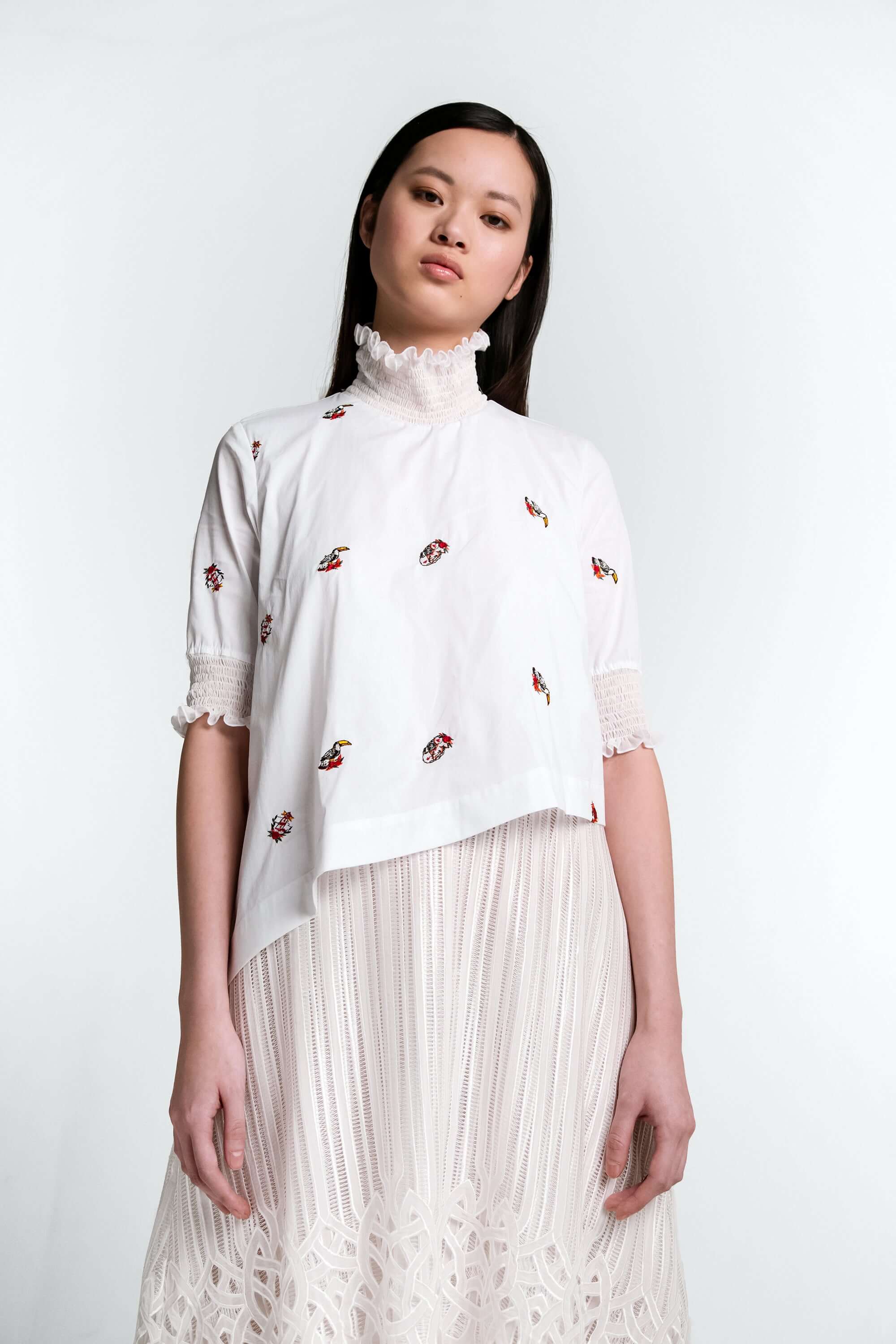 Dries dress in pirate embroideries