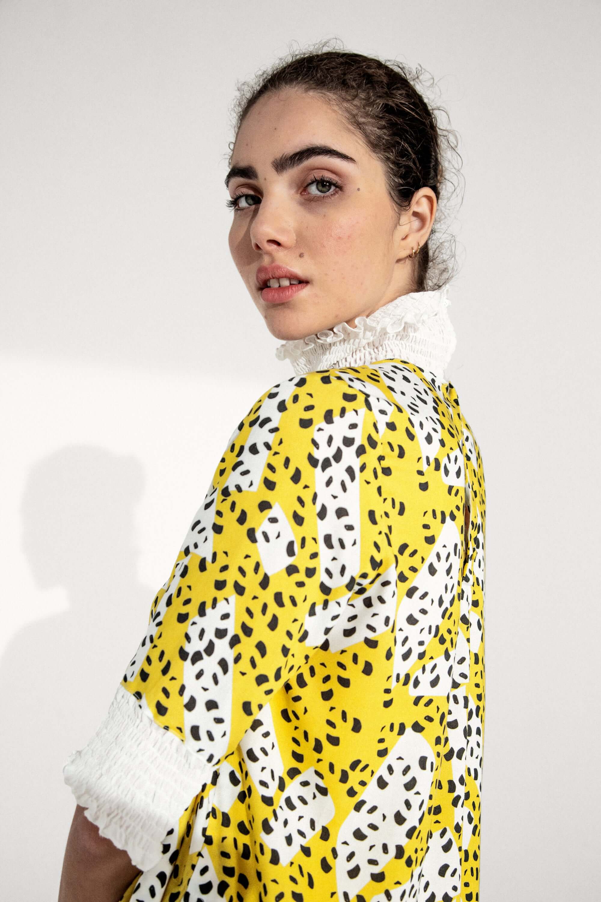 Dries top in panda print