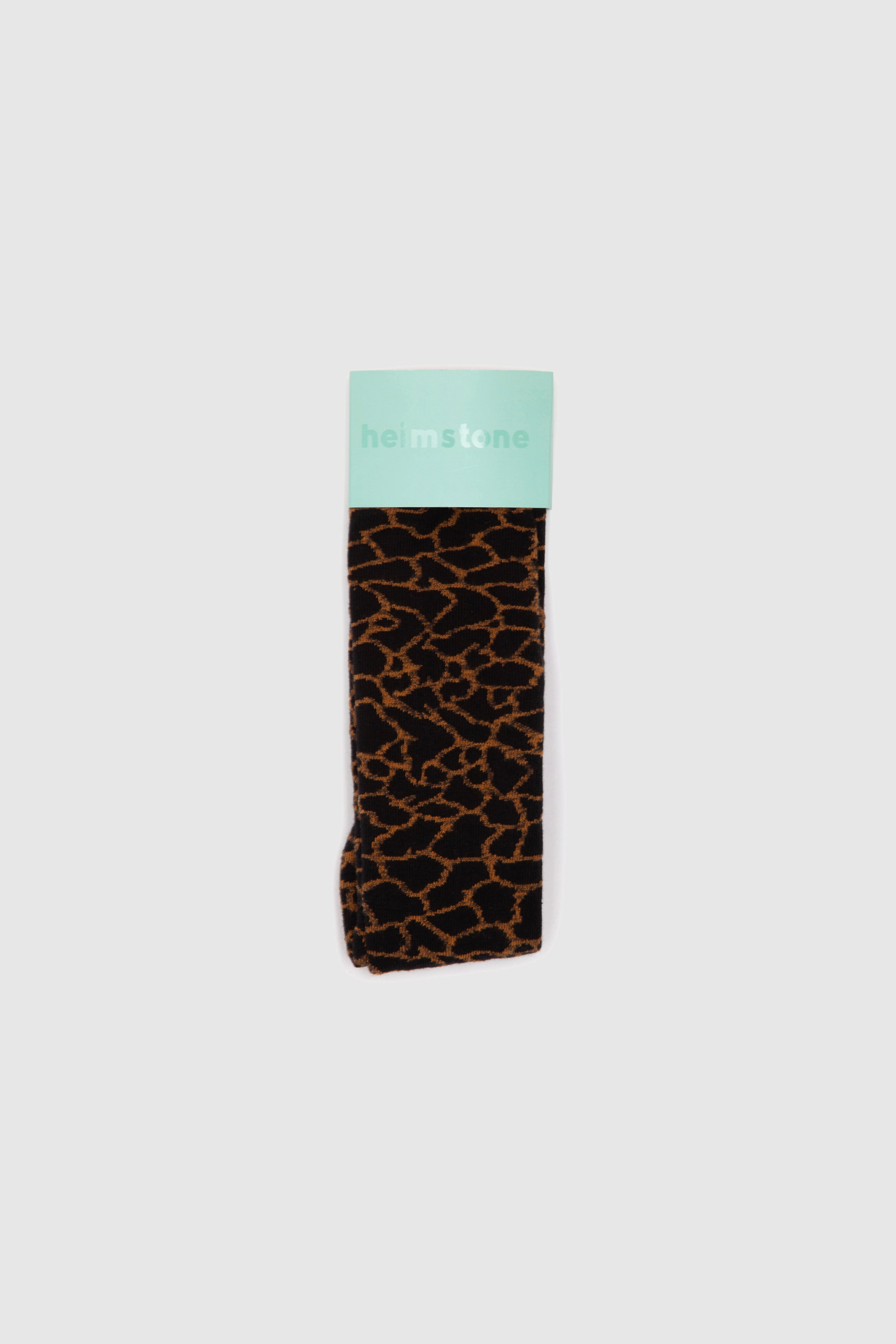 Knee socks in giraffe print