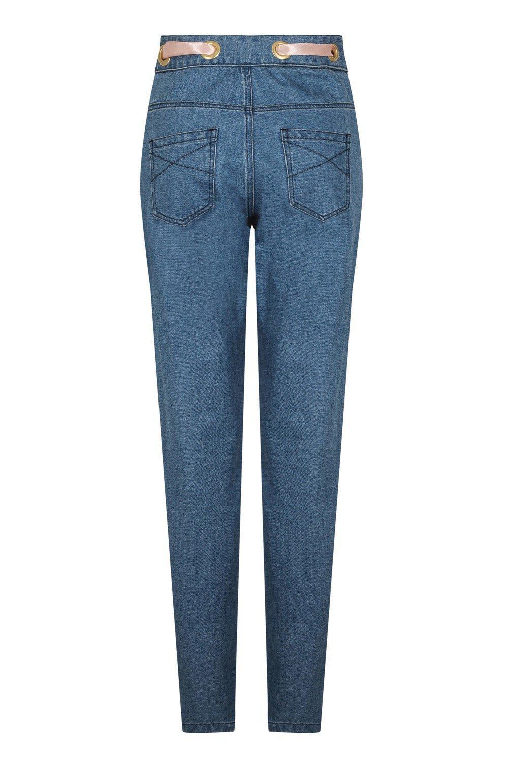 Heim jean pants in blue denim