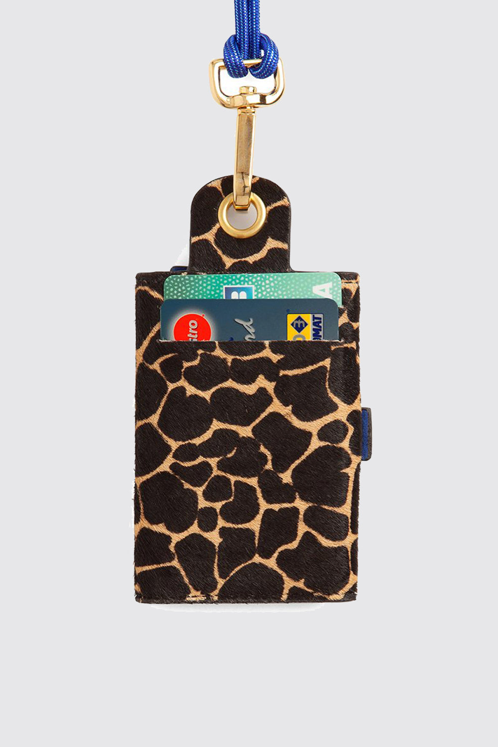 The Minis - 6 Key Holder in Giraffe leather