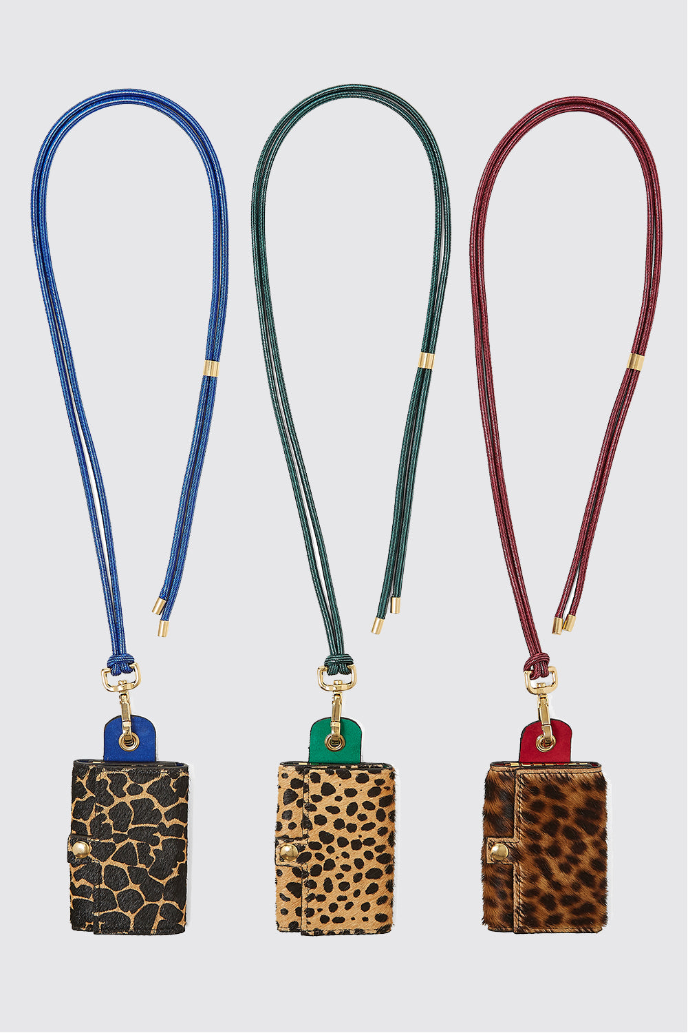 The Minis - 6 Key Holder in Leopard leather